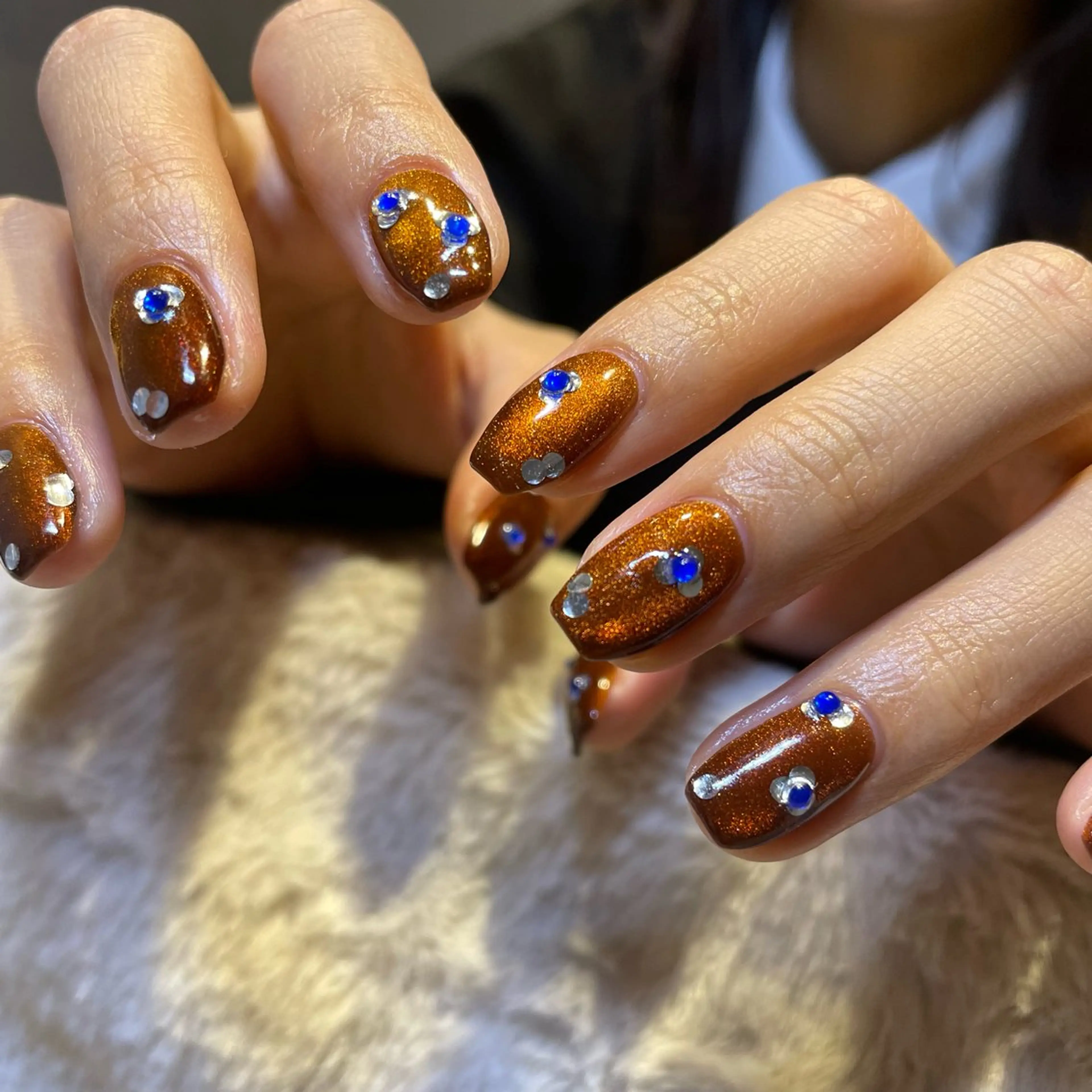 ネイル フラワーネイル マグネットネイル ハンドネイル MIUNail YUMIのネイルデザイン