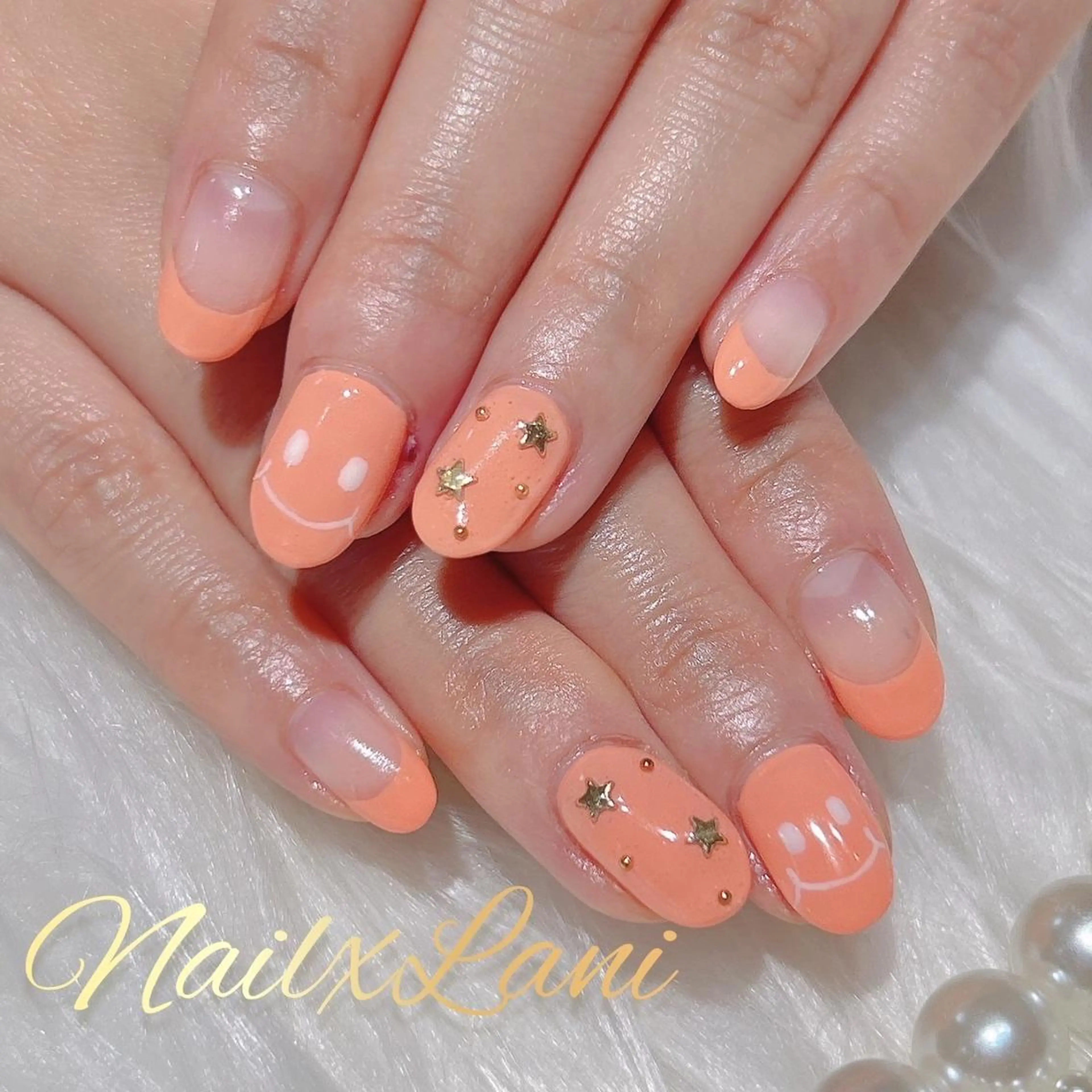 ネイル ネイル クロス ラニ 深爪矯正もお任せのネイルデザイン