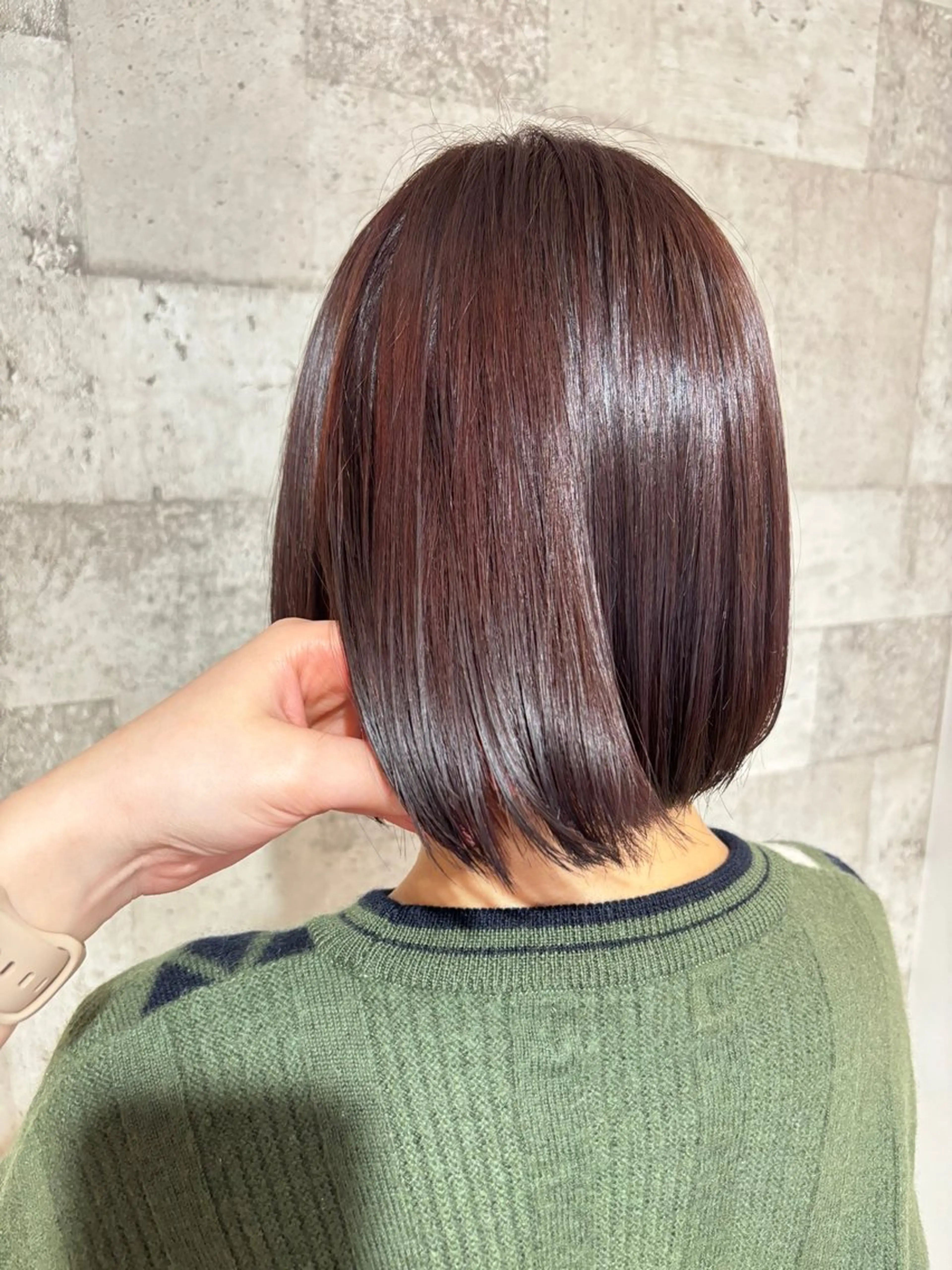 ショート カット ヘアカラー トリートメント 菅野 凪紗のヘアスタイル