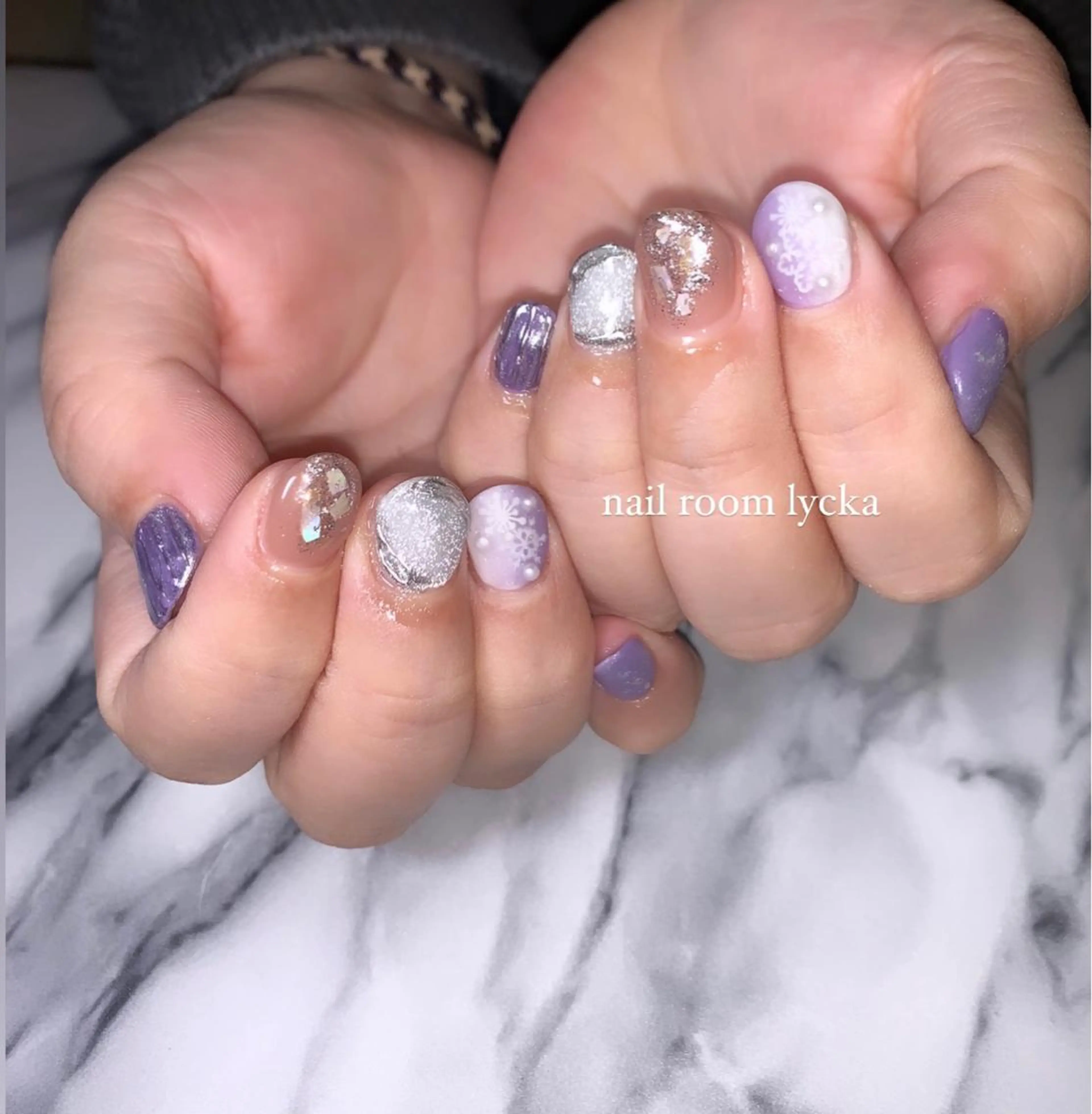 ネイル ﾈｲﾙﾙｰﾑﾘｯｶ 𝐦𝐚𝐲𝐮のネイルデザイン