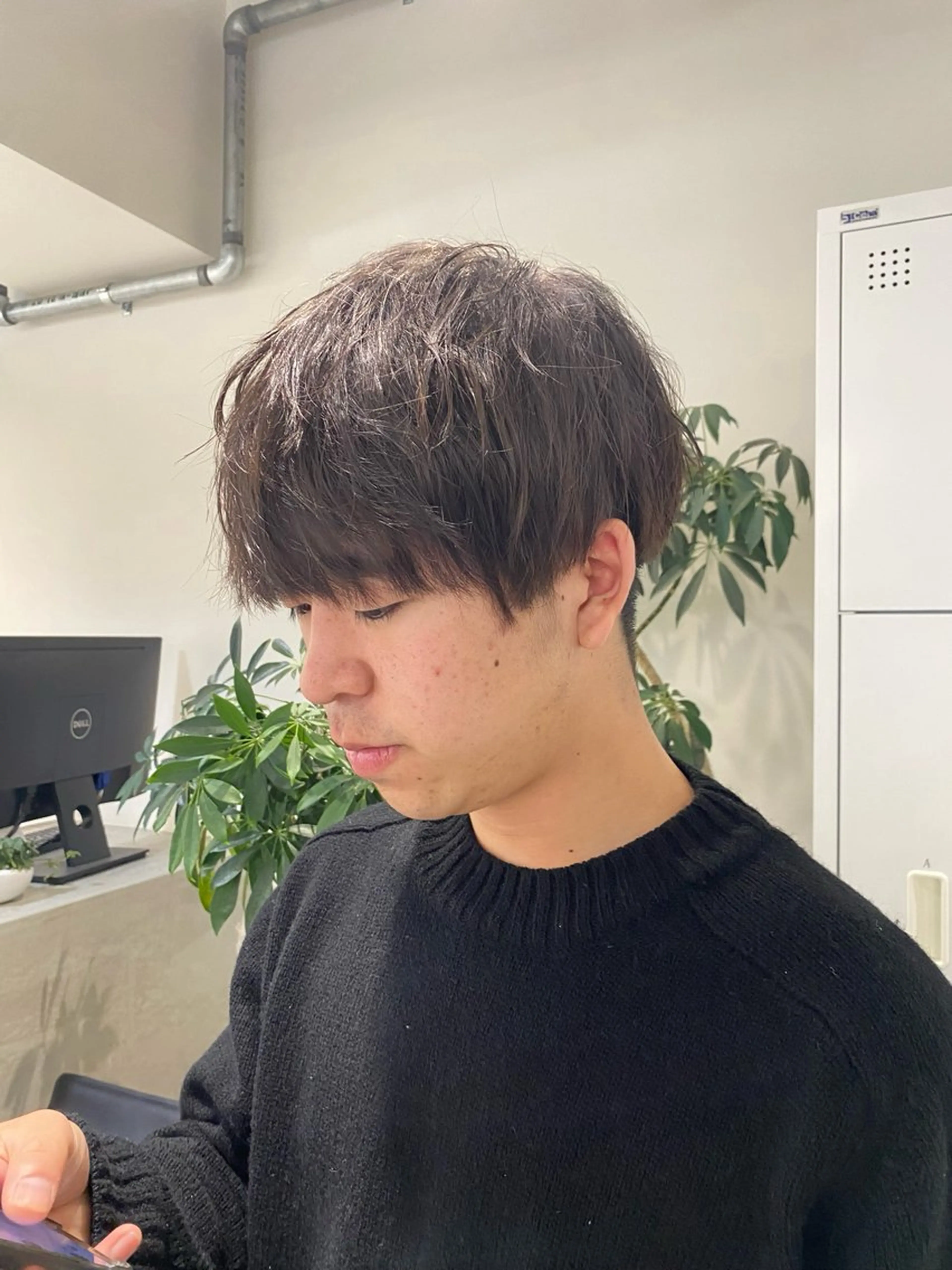 ショート ハイライト 髪質改善 レイヤーカット トリートメント カット ヘアカラー 西岡 あつみ/ 堀江美容室のヘアスタイル