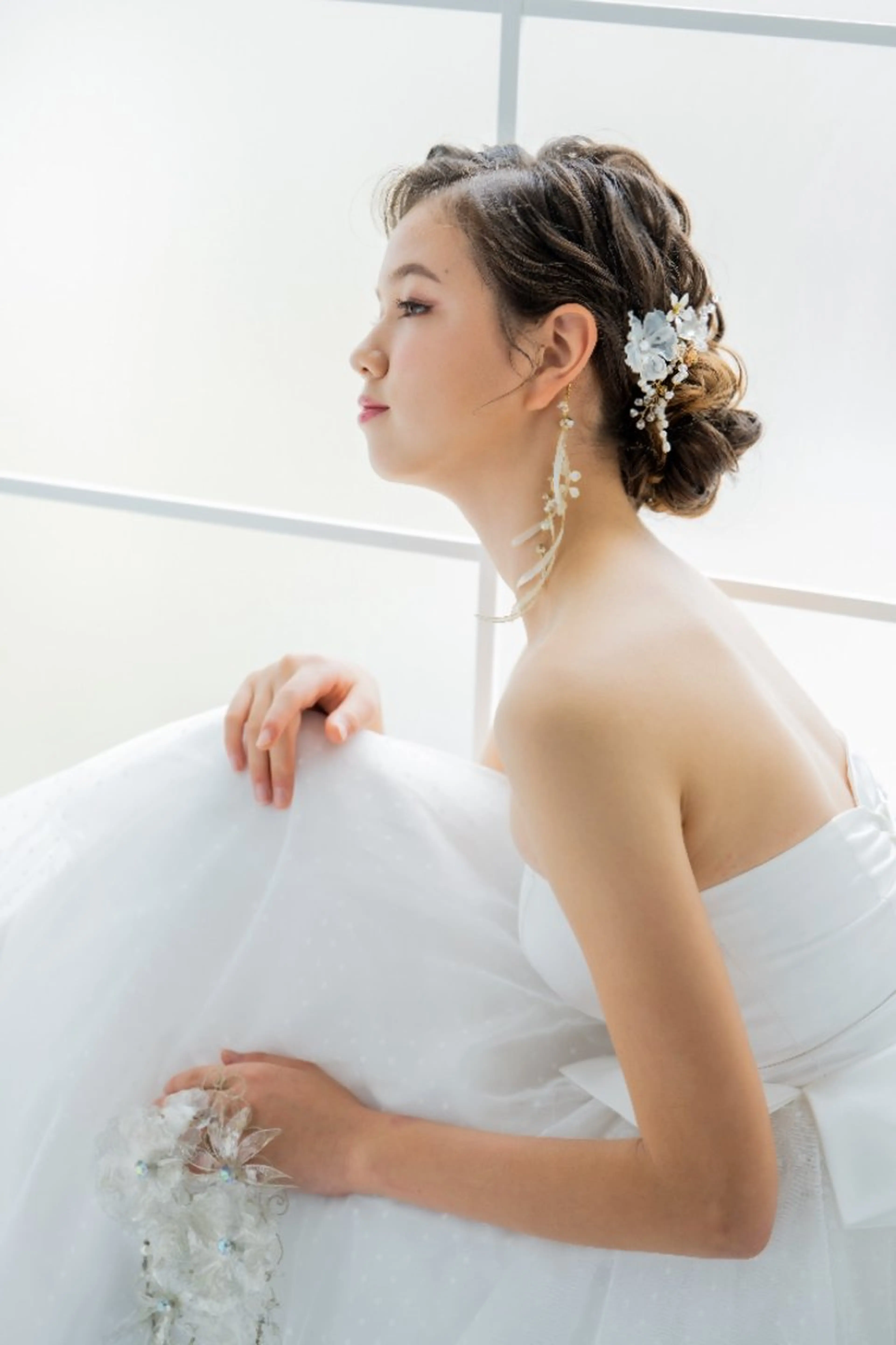 ヘアアレンジ 結婚式・ブライダル ヘアメイクサロン Red Lipps のマツエク・マツパデザイン