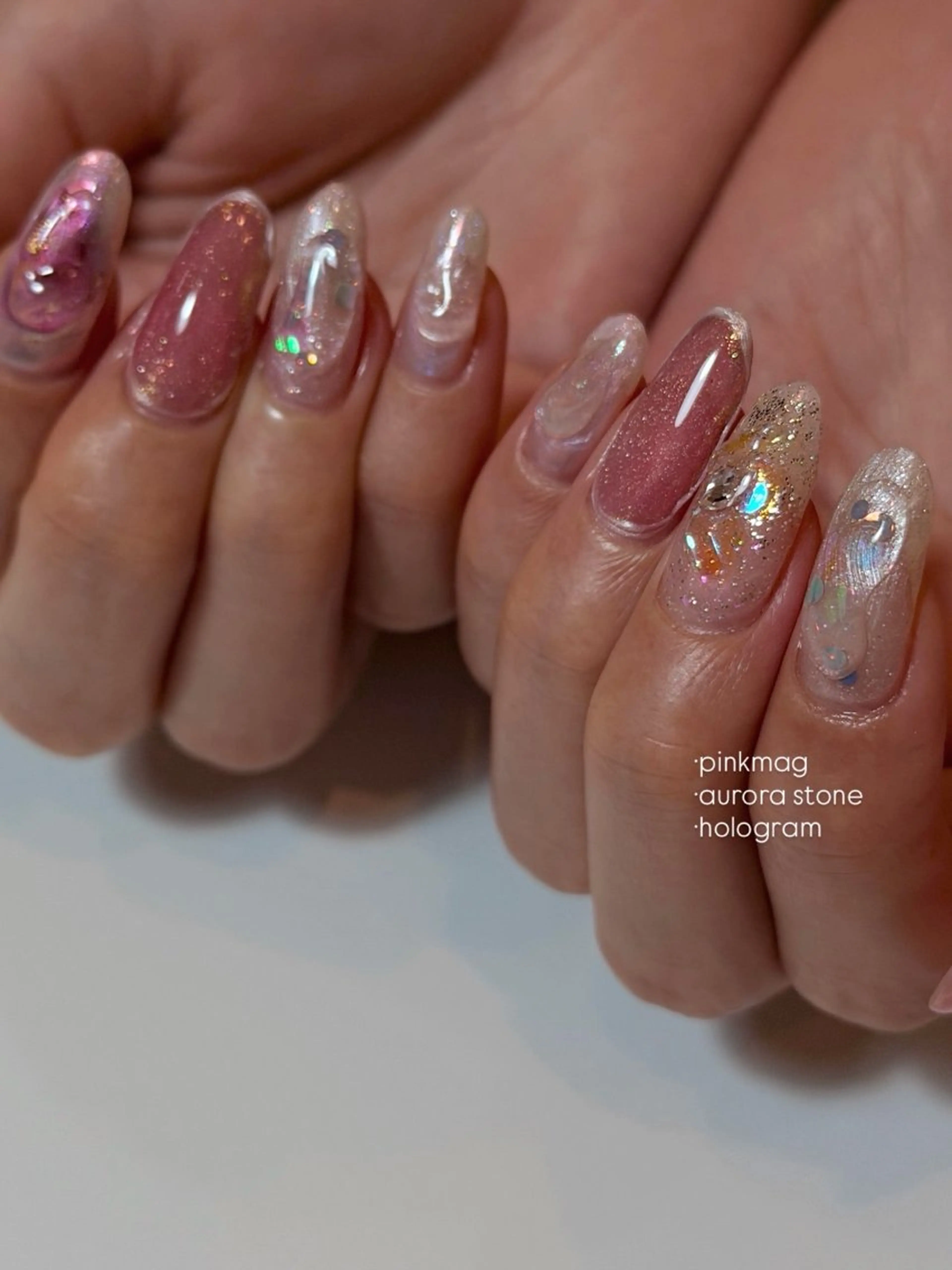 ネイル ハンドネイル なんば堀江/育爪施術 ニュアンス✻Kaphのネイルデザイン