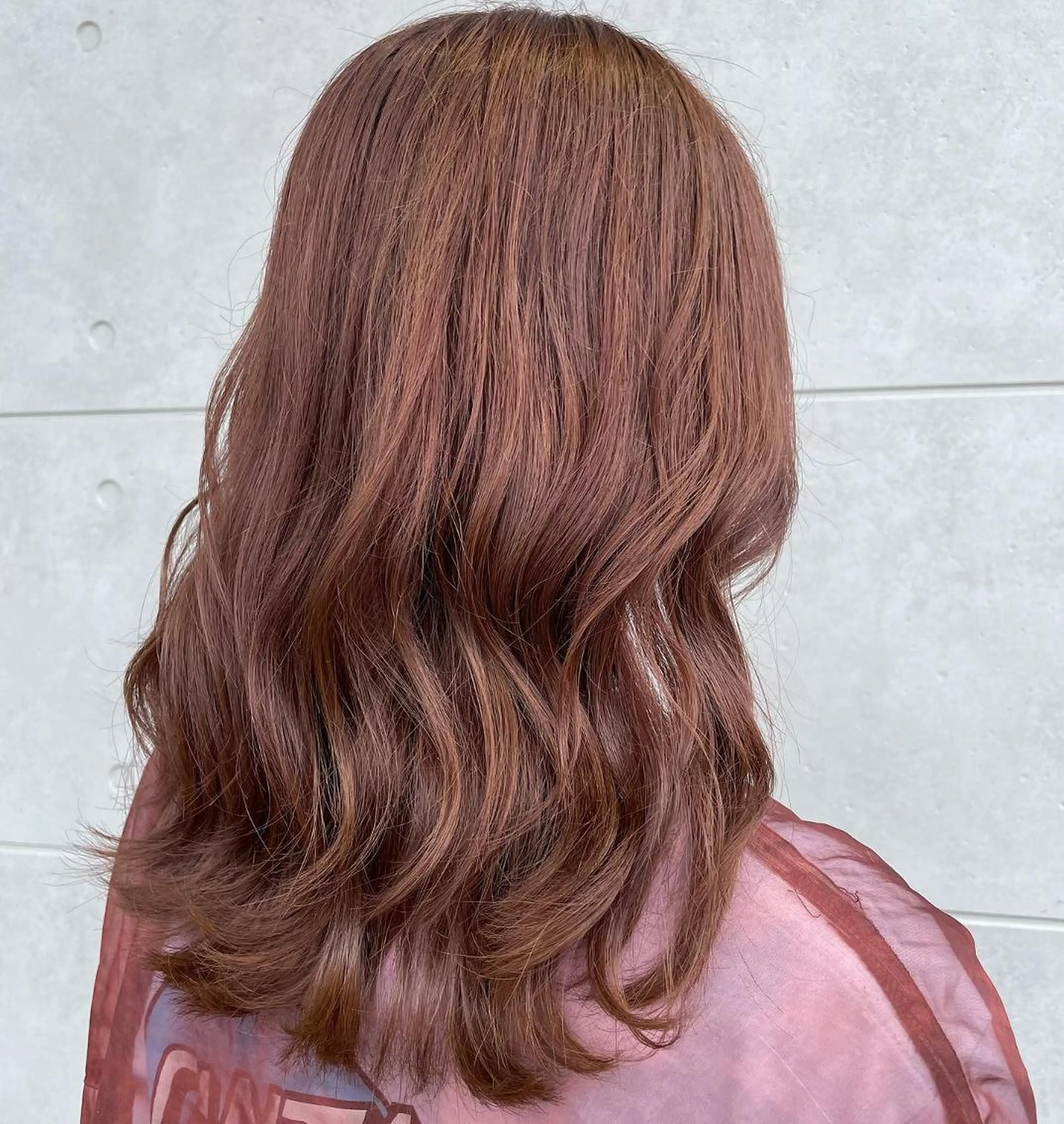 ミディアム カラー パーマ ヘアアレンジ メンズ キッズ マツエク・マツパ ベージュカラー ブラウンカラー ピンクカラー ピンクベージュ ピンクブラウン sara 荒井店のヘアスタイル