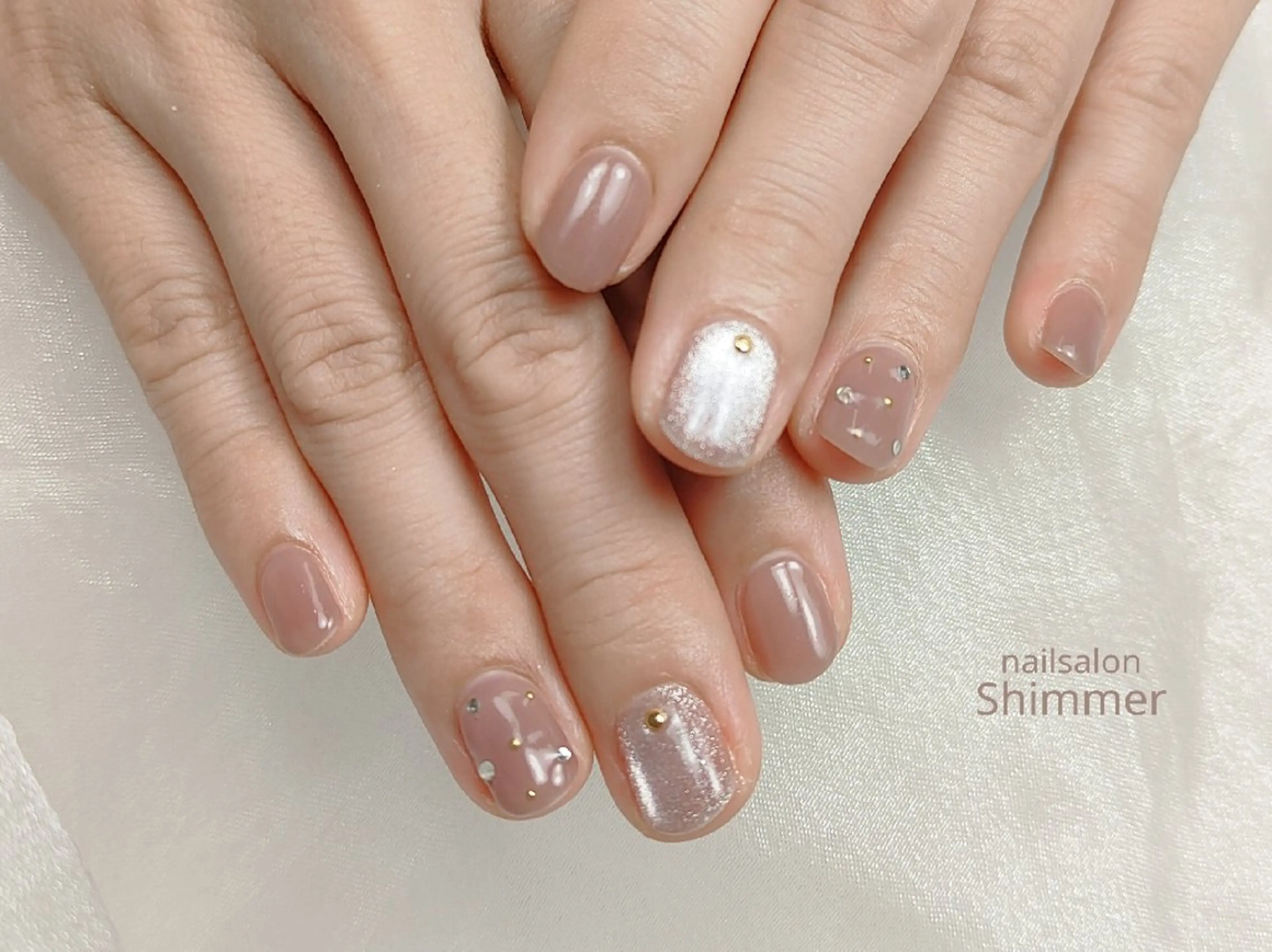 ネイル アートネイル Shimmer Asakoのネイルデザイン