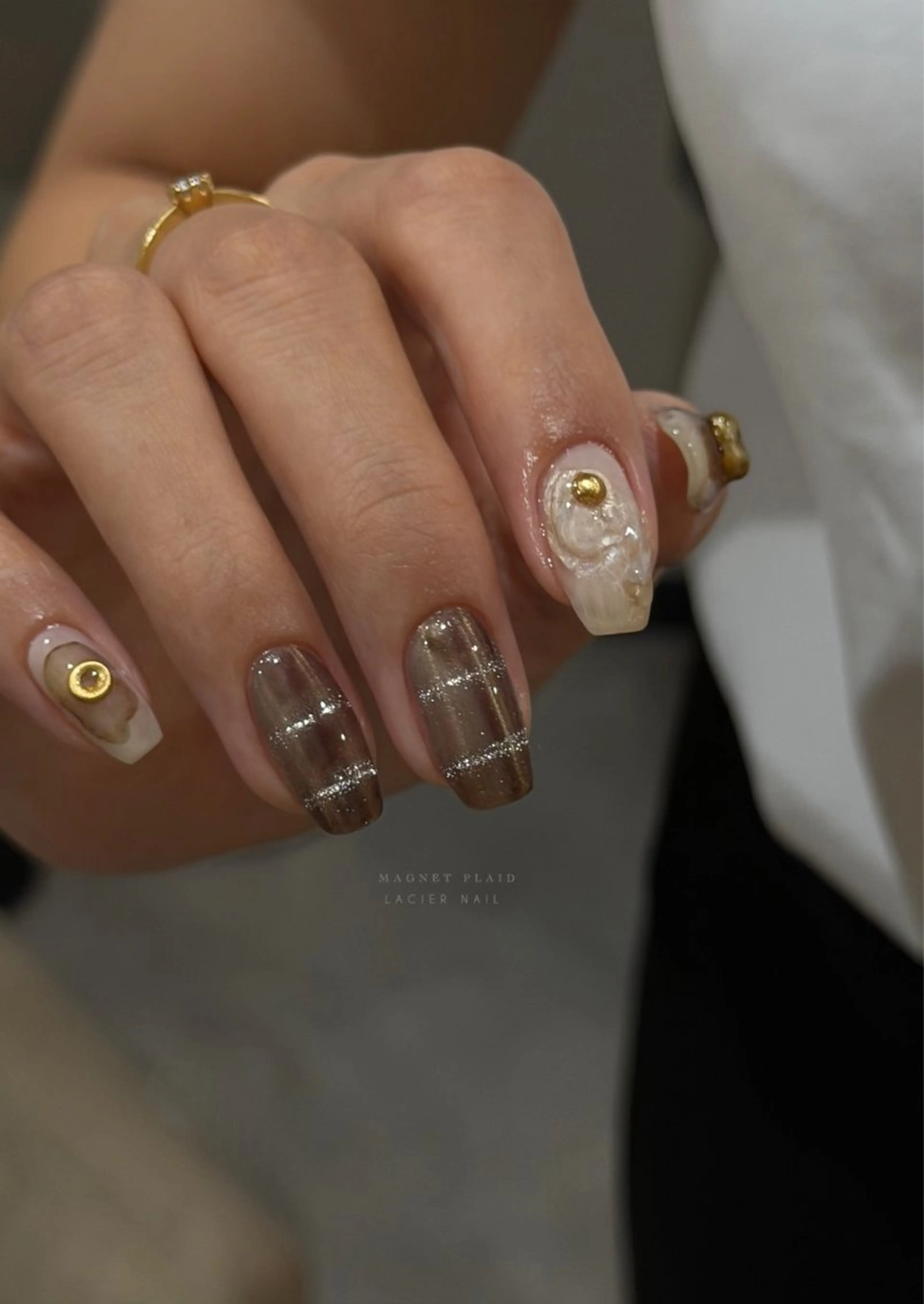 ネイル アートネイル ニュアンスネイル ハンドネイル lacier nailのネイルデザイン