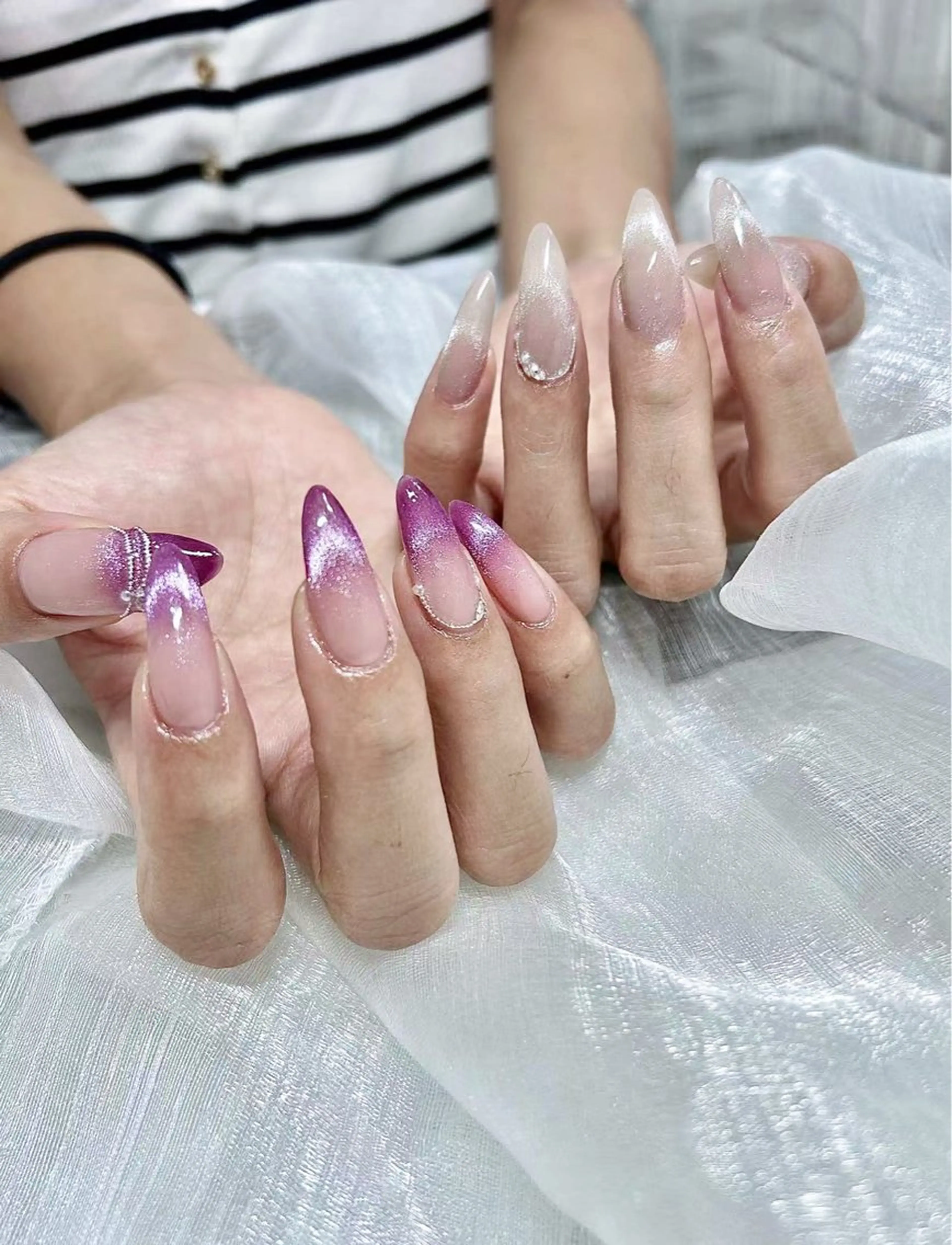 ネイル スカルプネイル シンプルネイル ハンドネイル ハンドケア Lu nailsalonのネイルデザイン