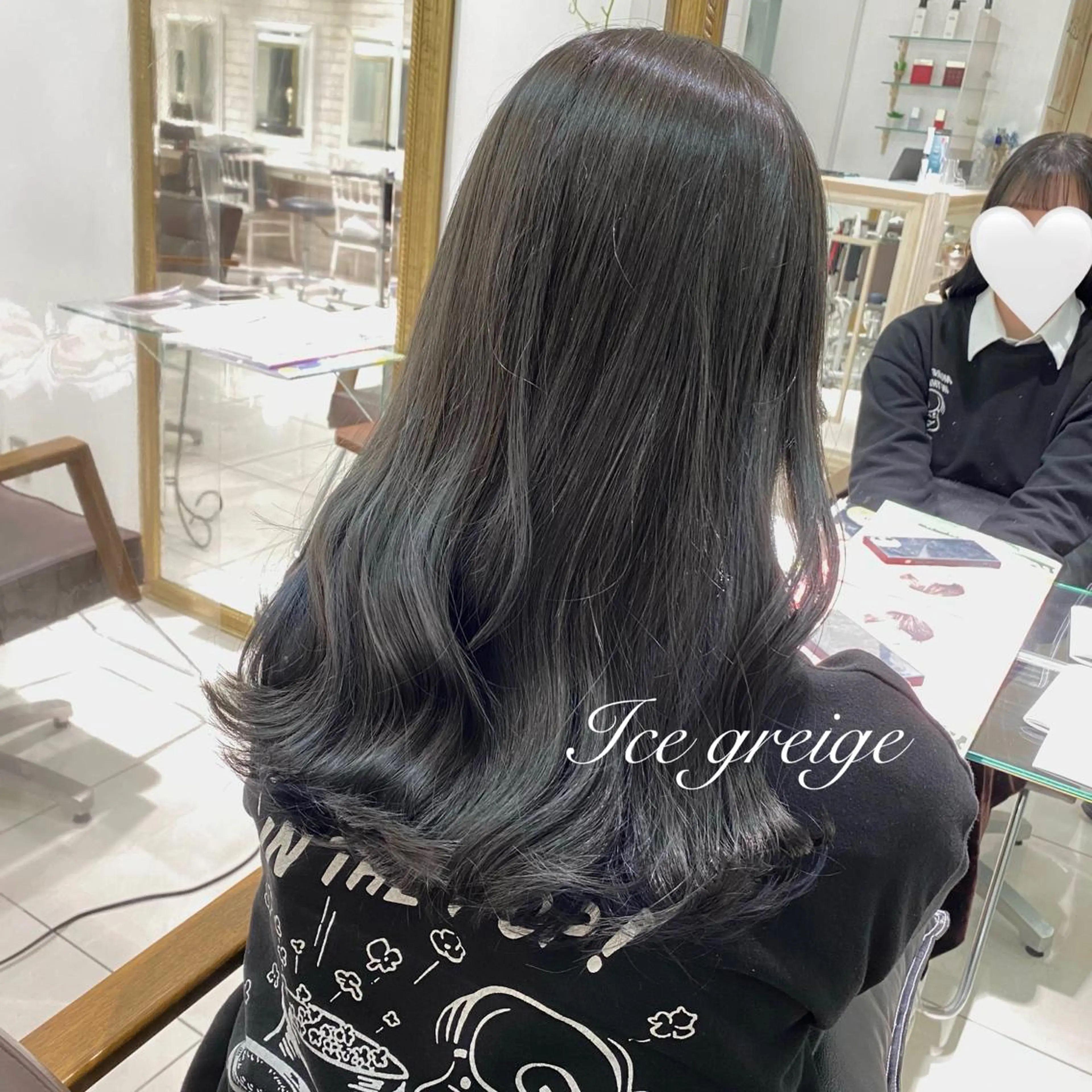 ロング カラー ヘアアレンジ 透明感カラー 古山 結季🌙🖤のヘアスタイル