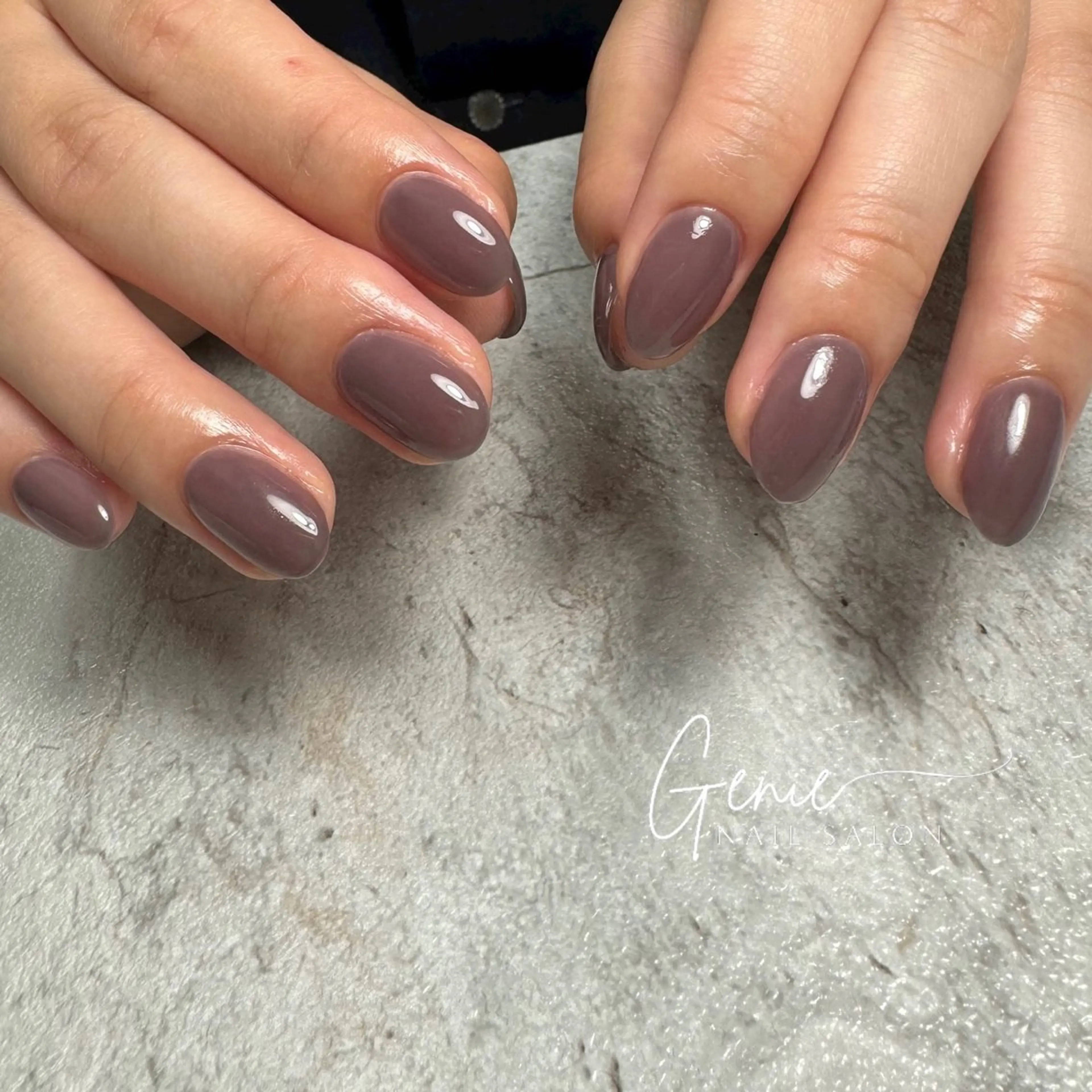 ネイル ワンカラーネイル ハンドネイル Nail salon Genieのネイルデザイン