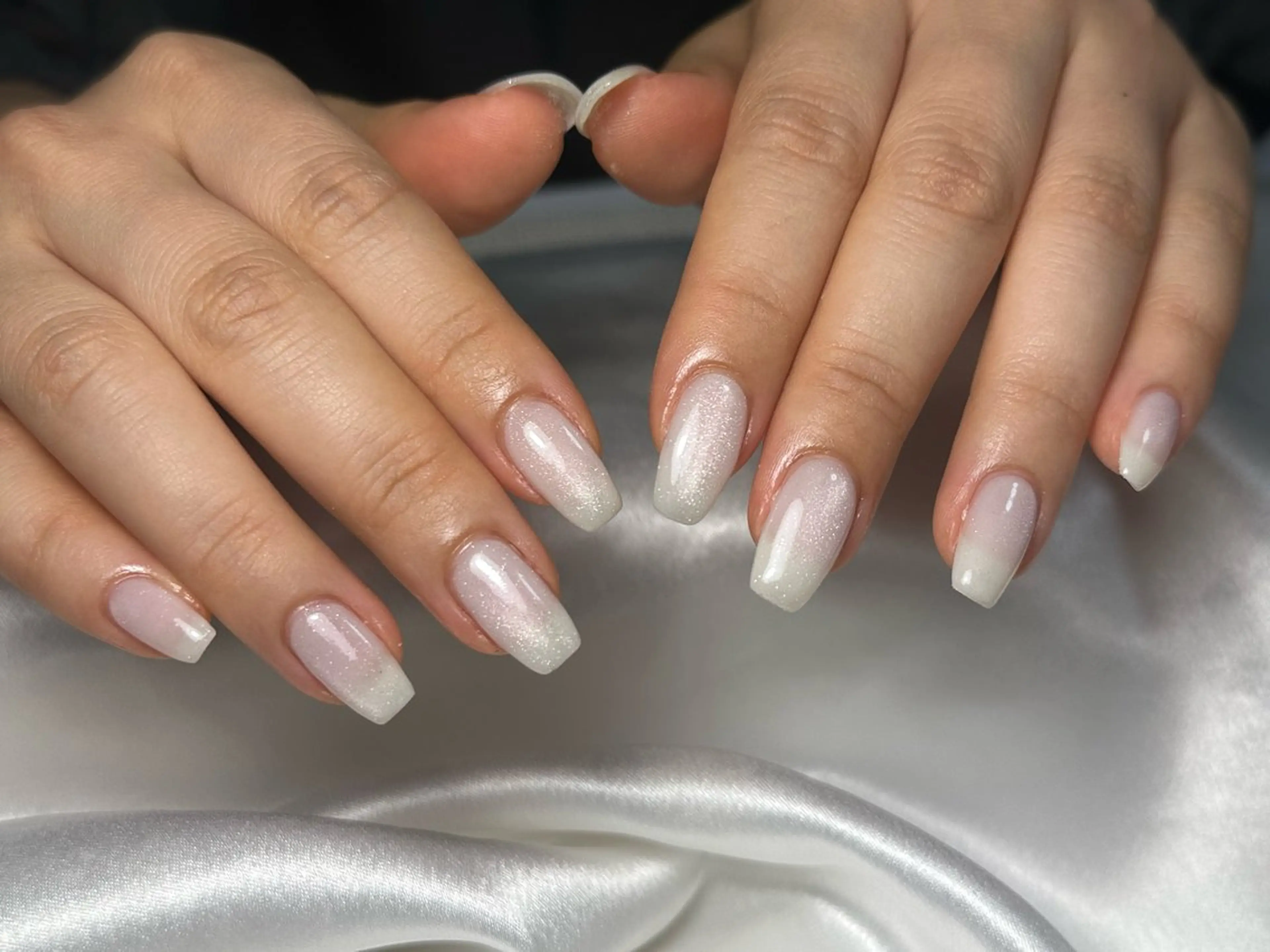 ネイル オーロラネイル 桜ネイル フラワーネイル フットネイル フレンチネイル ハンドネイル kiki nail たまプラーザのネイルデザイン