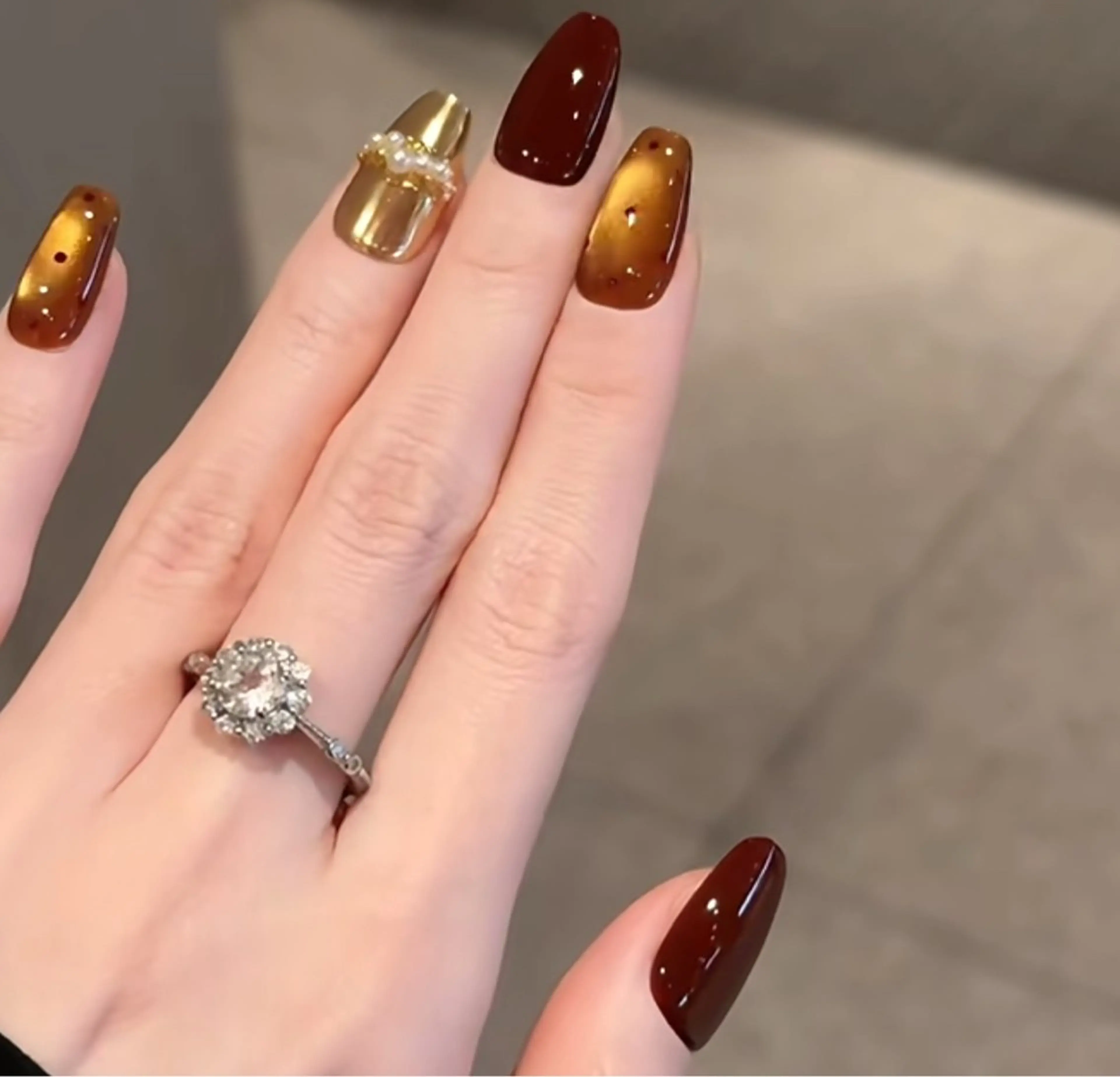 ネイル ハンドネイル Maylie Nail 大森店　静所属・sada 静のネイルデザイン