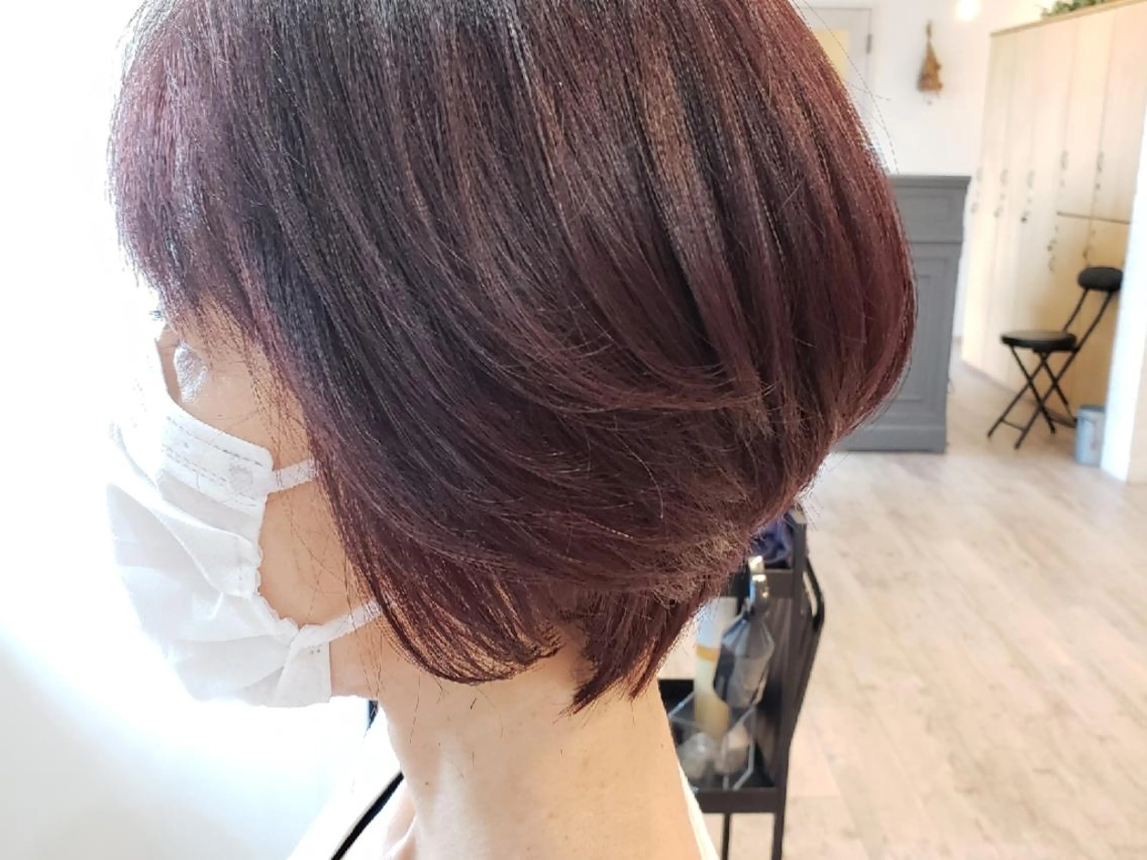 カット+ワンカラーの写真