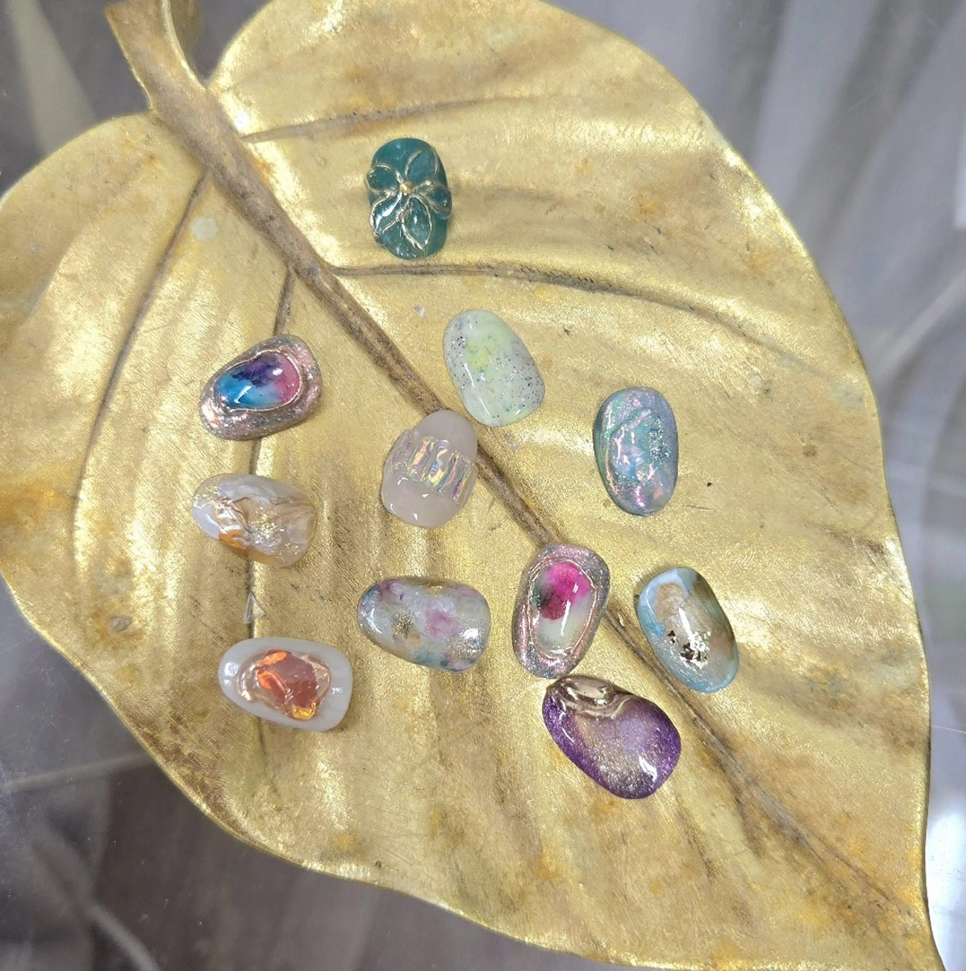 ネイル アートネイル オーロラネイル チークネイル ジェルネイル グラデーション ハンドネイル 河野ちえ (雑誌掲載サロン)のネイルデザイン