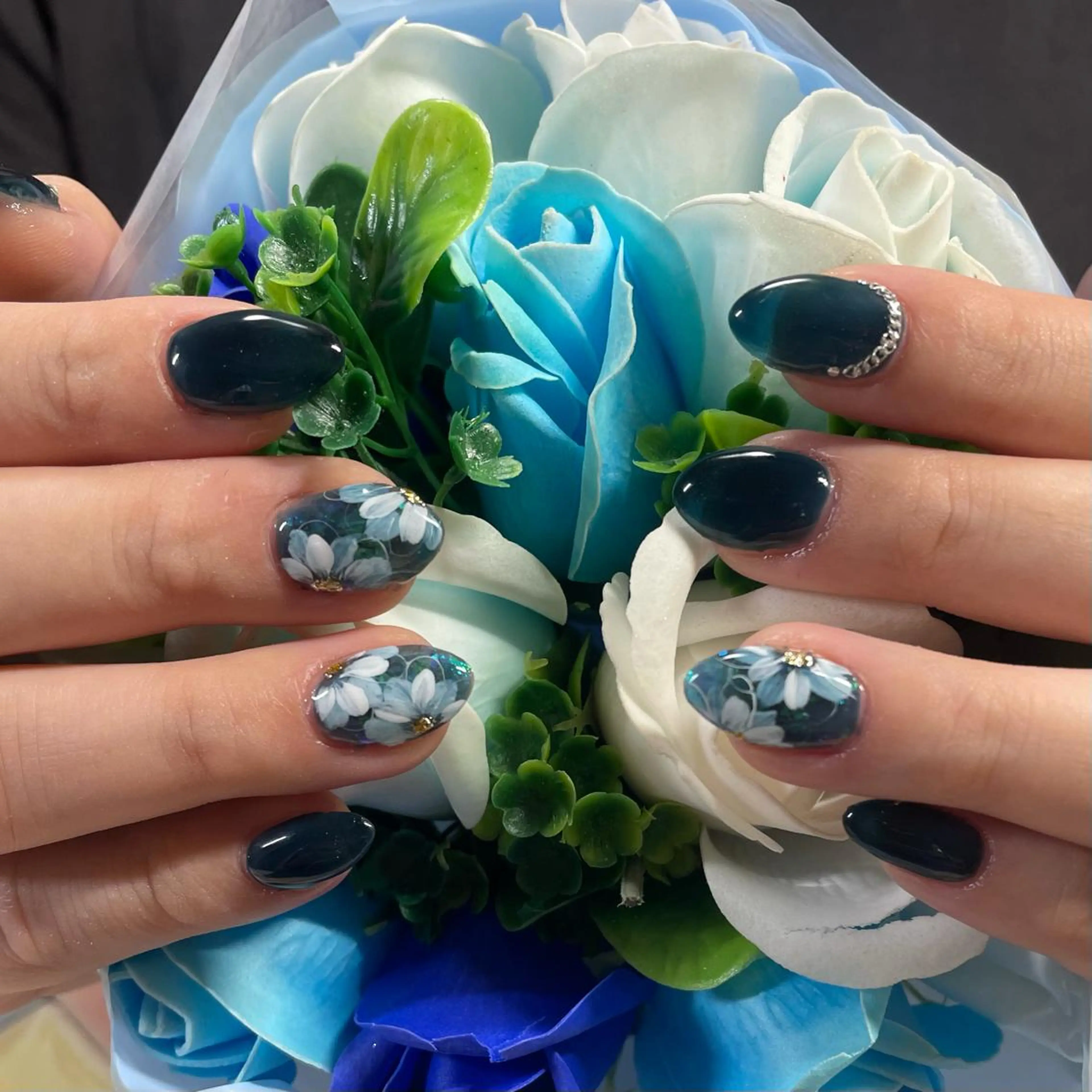 ネイル フラワーネイル 奥園 良恵のネイルデザイン