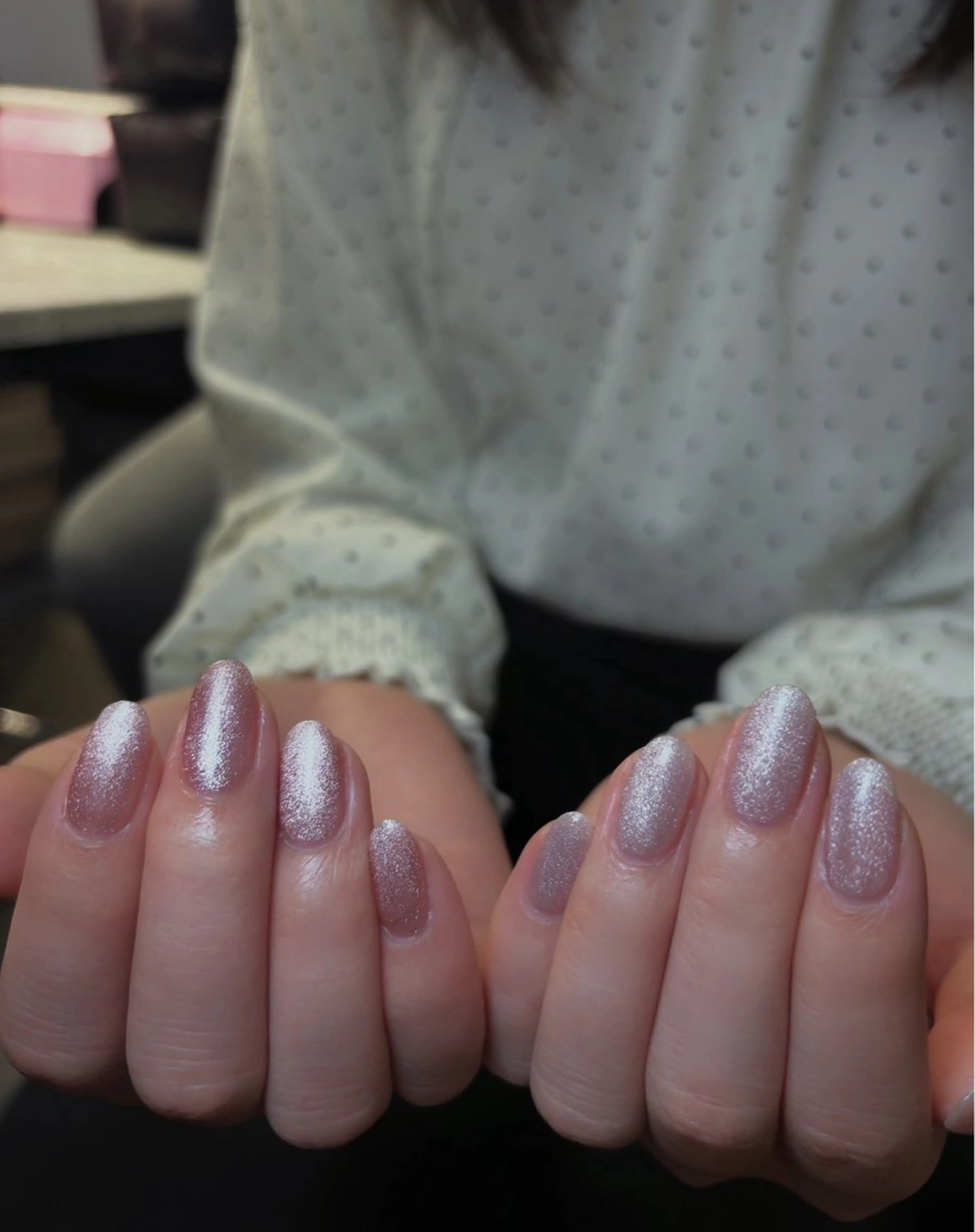 ミディアム めぐみのネイルサロン スタッフ練習のネイルデザイン