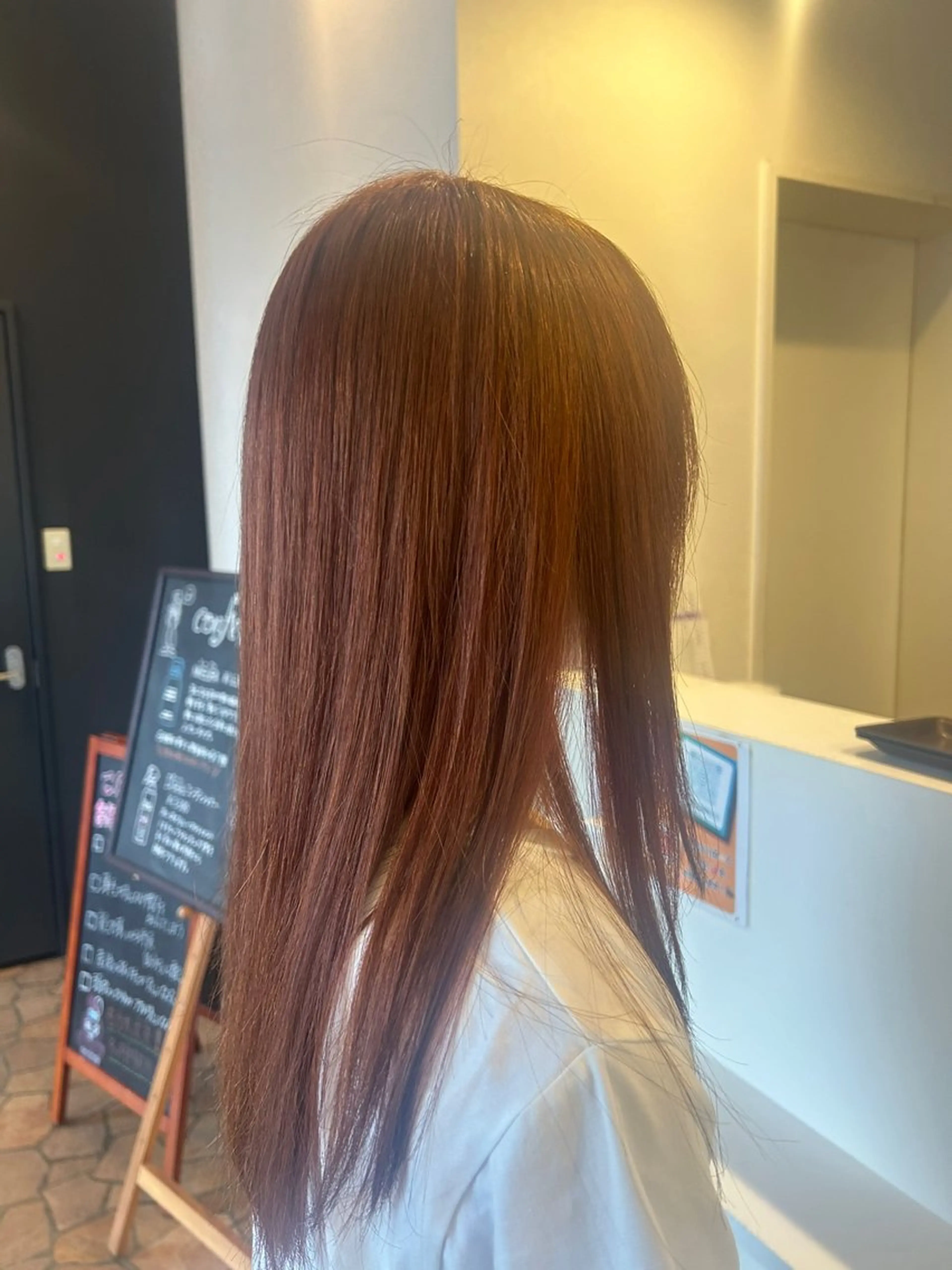 ロング カラー カット ヘアカラー トリートメント 畠中 望来のヘアスタイル