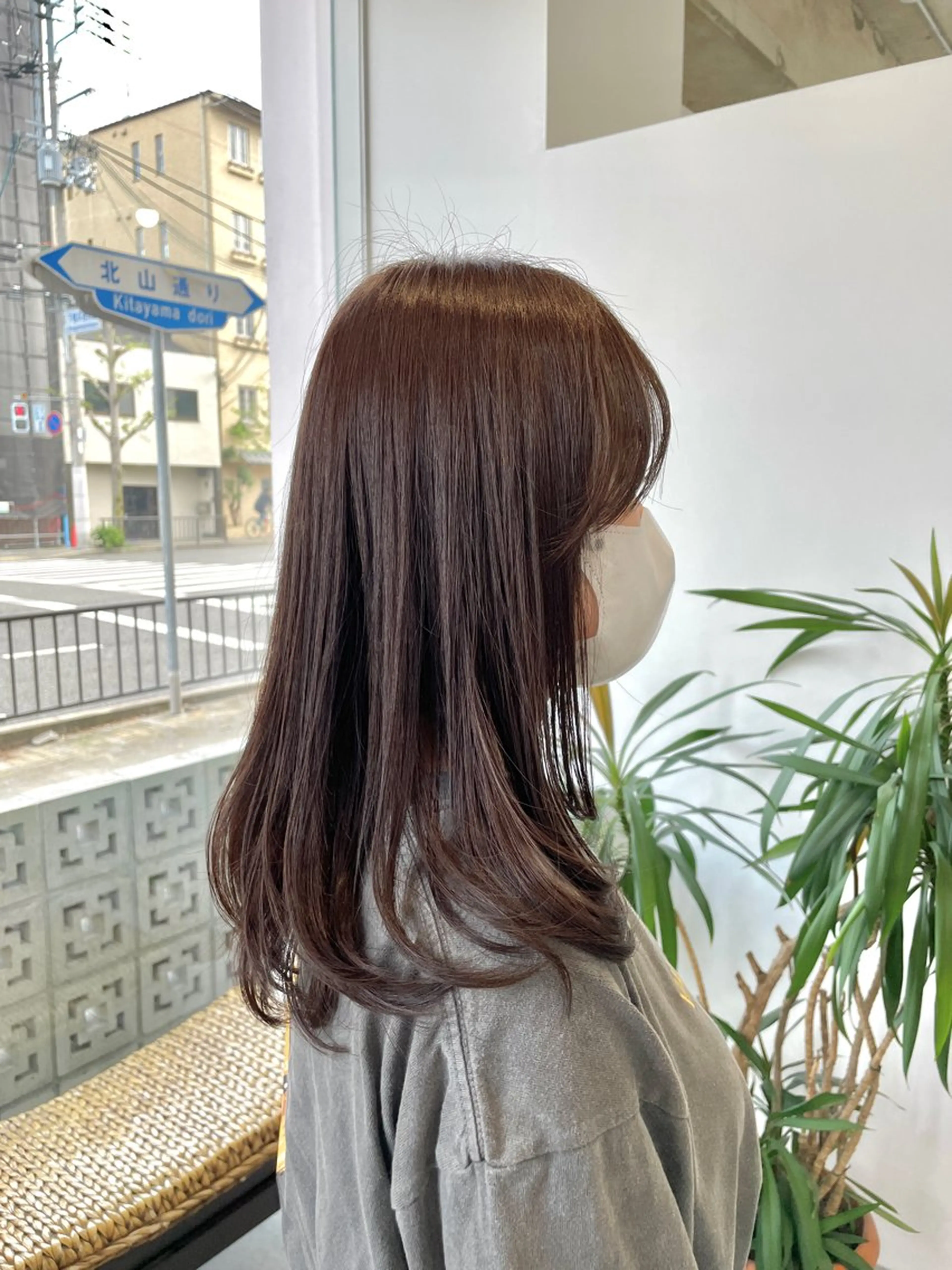 セミロング レイヤーカット カット ヘアカラー 北山／ボブ／レイヤー /maru☺︎のヘアスタイル