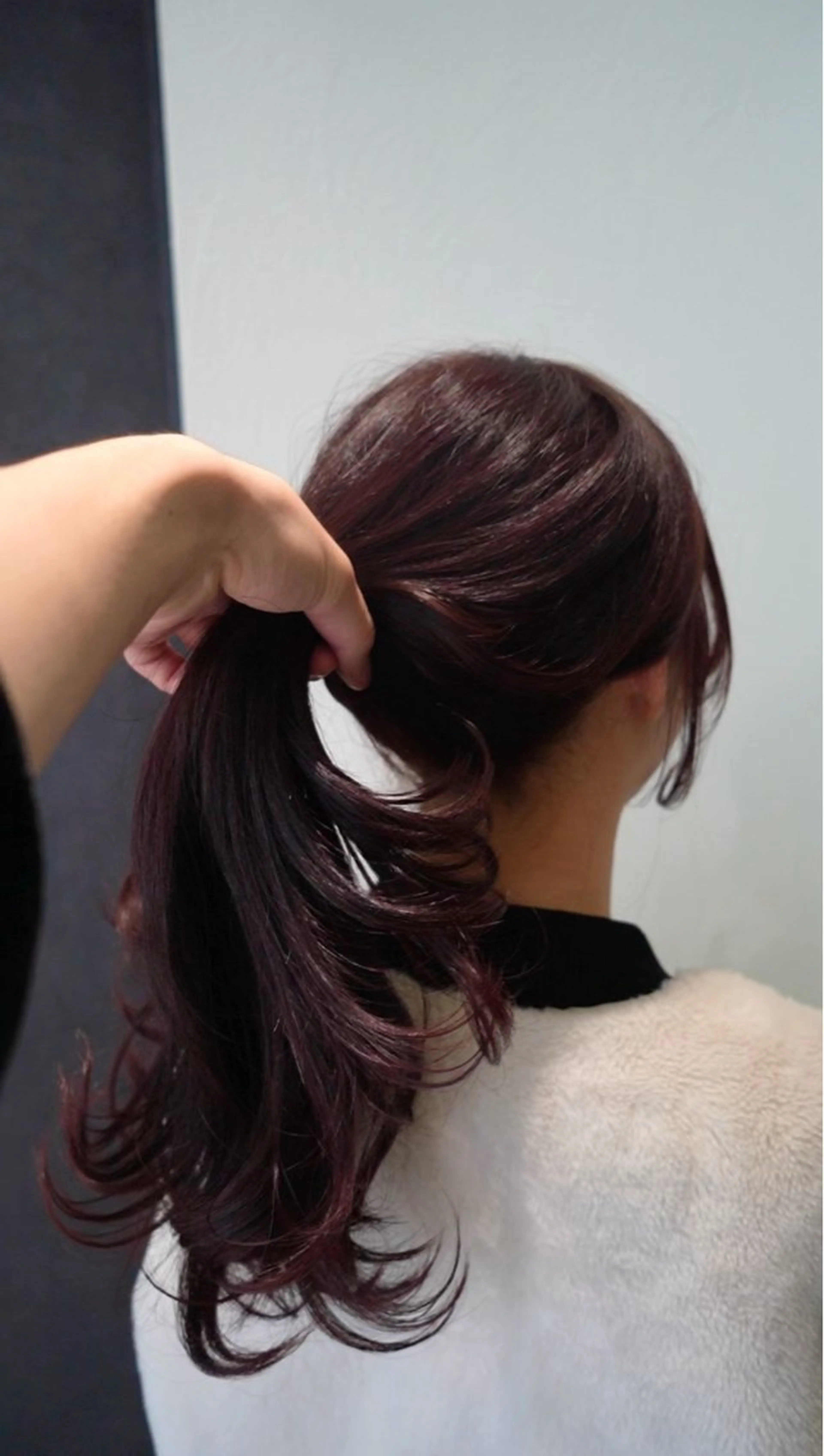 ロング カラー レイヤーカット ボブ/ミディアム sakuのヘアスタイル