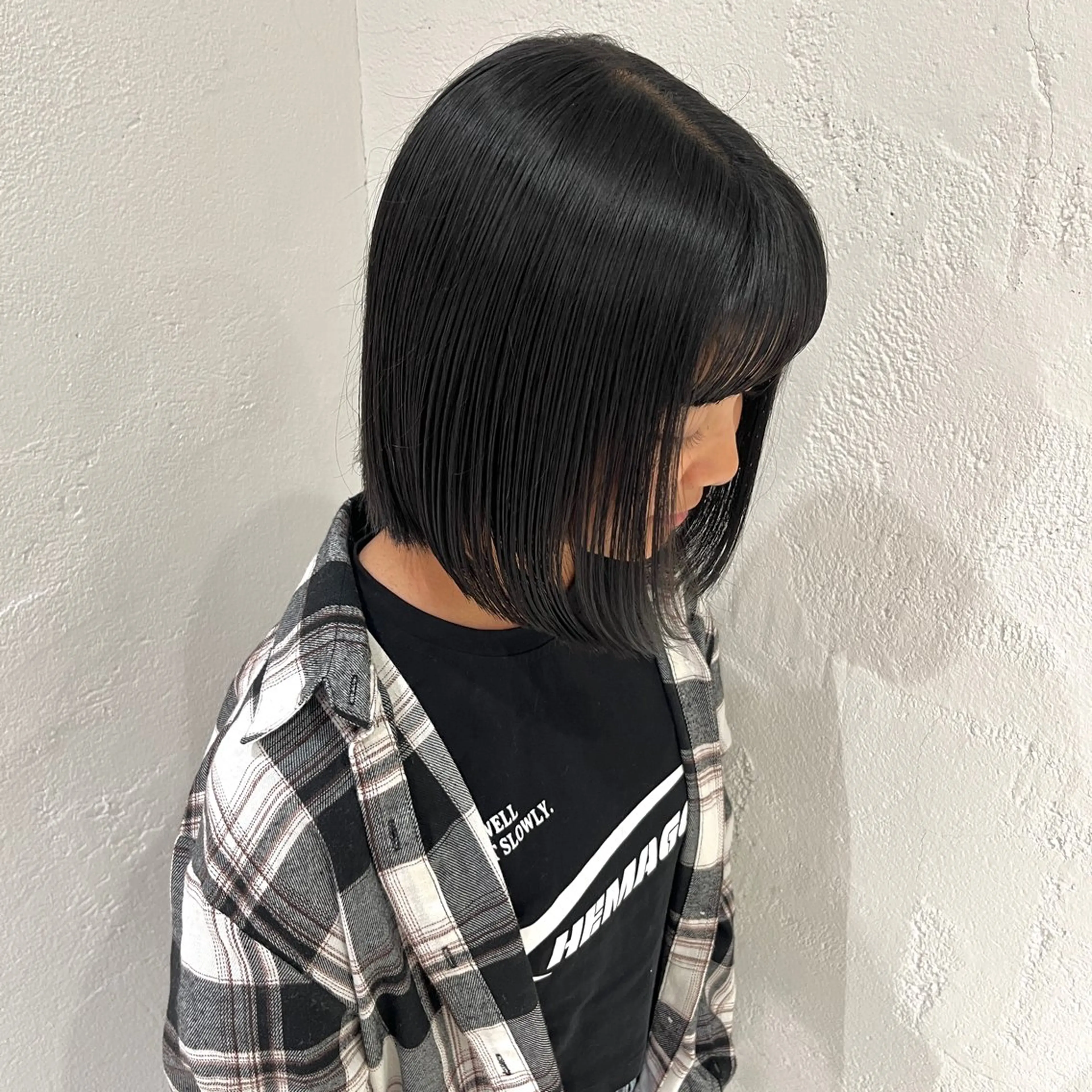 ミディアム カット Nagi /ヘアメ /艶カラー/メンズのヘアスタイル