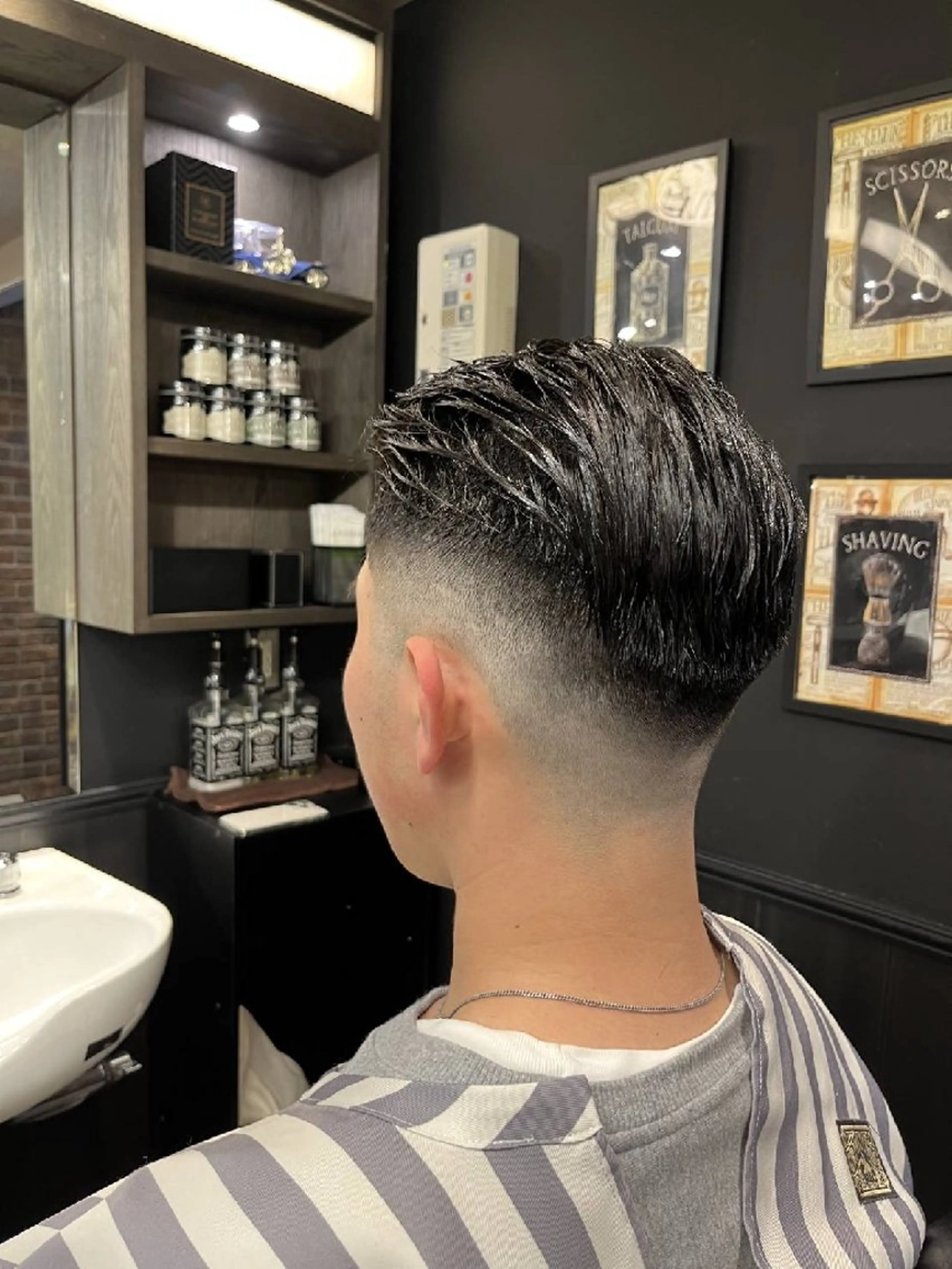 メンズ フェードカット 神原 朋瑛のヘアスタイル