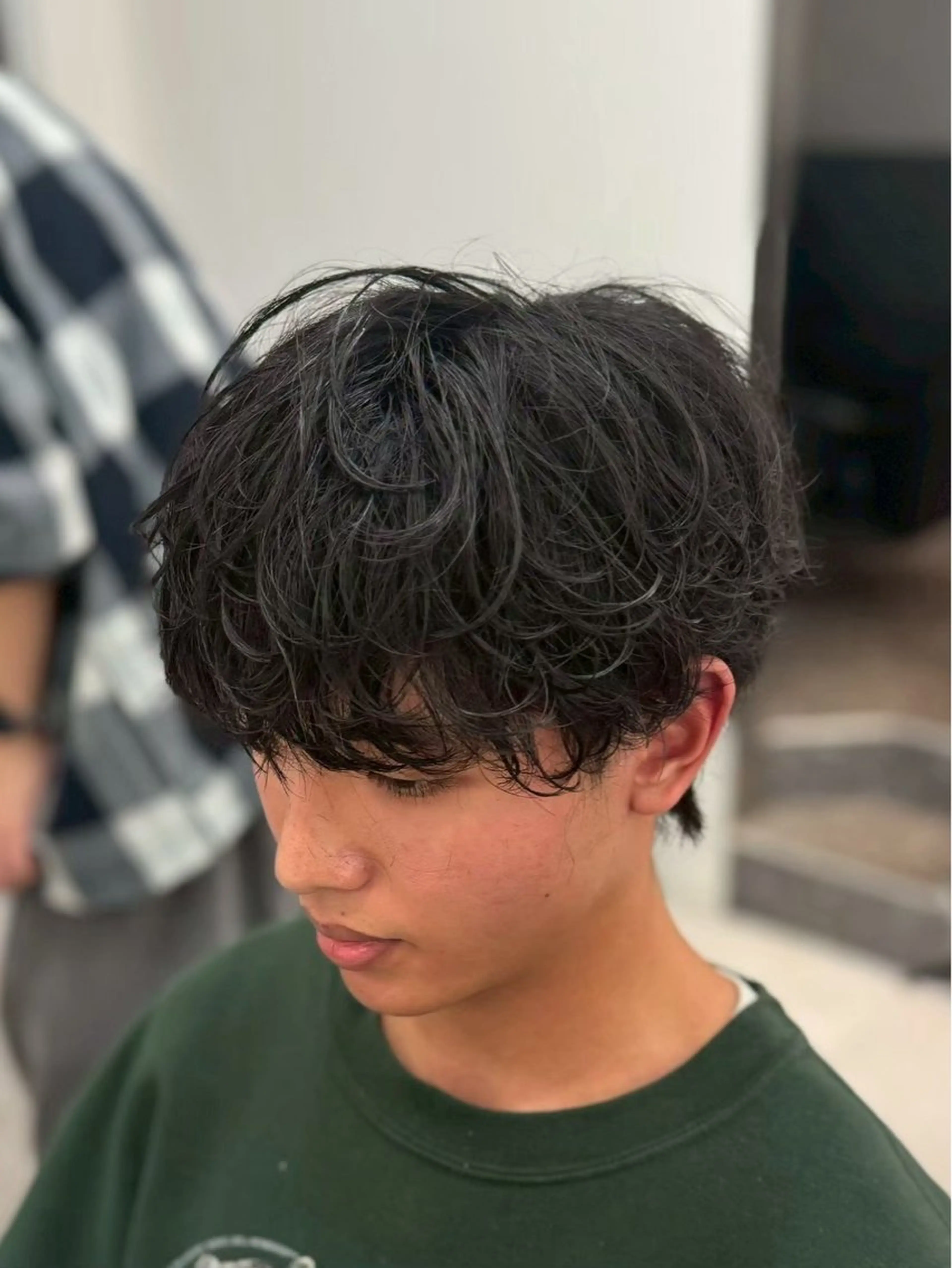 ショート カラー パーマ ACE men's salon 名駅店所属・✨️メンズ特化波巻き ツイスパ✨️松本真生のヘアスタイル