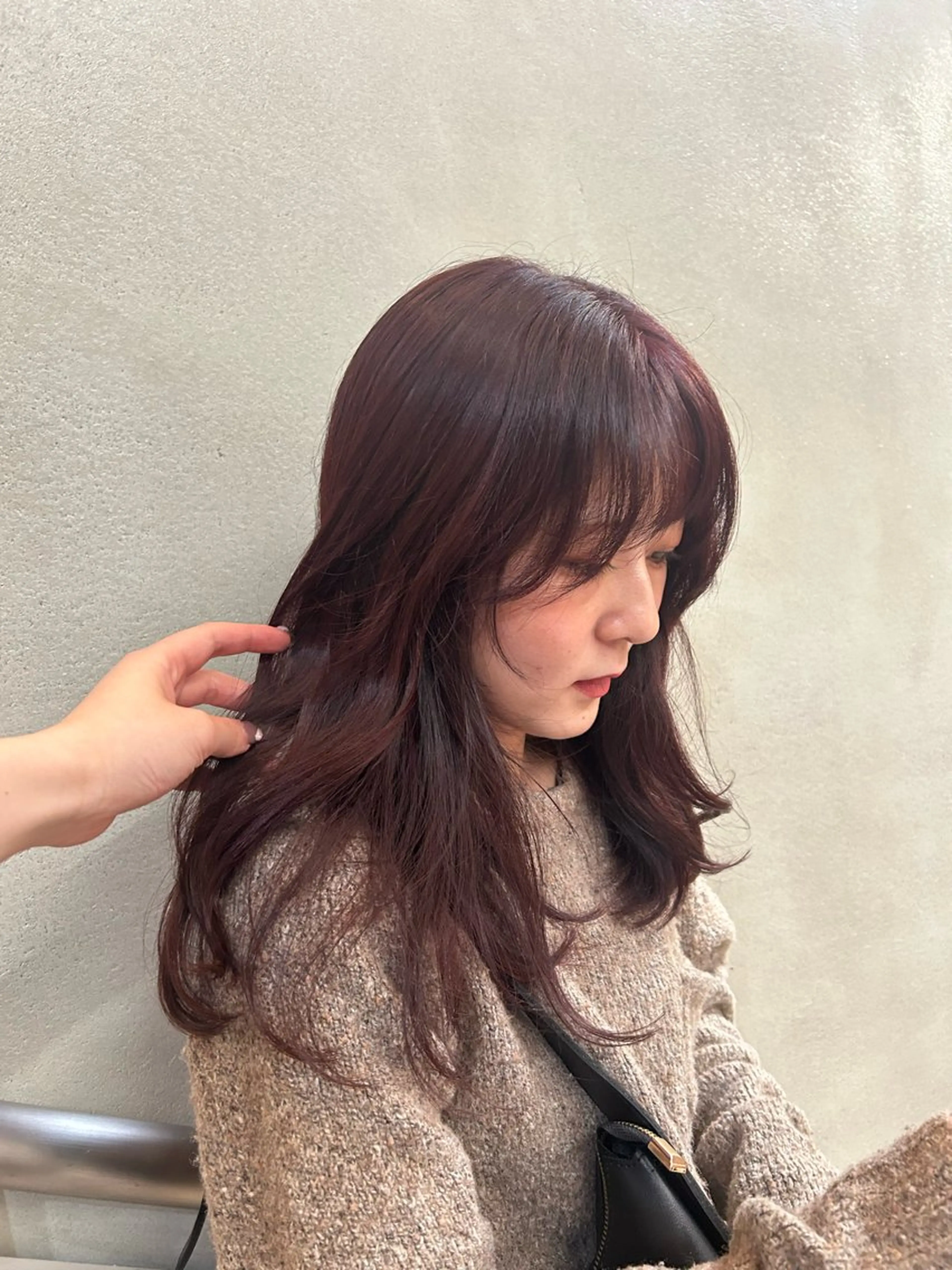 セミロング カラー 透明感カラー/西梅田 / nagisa🦋のヘアスタイル