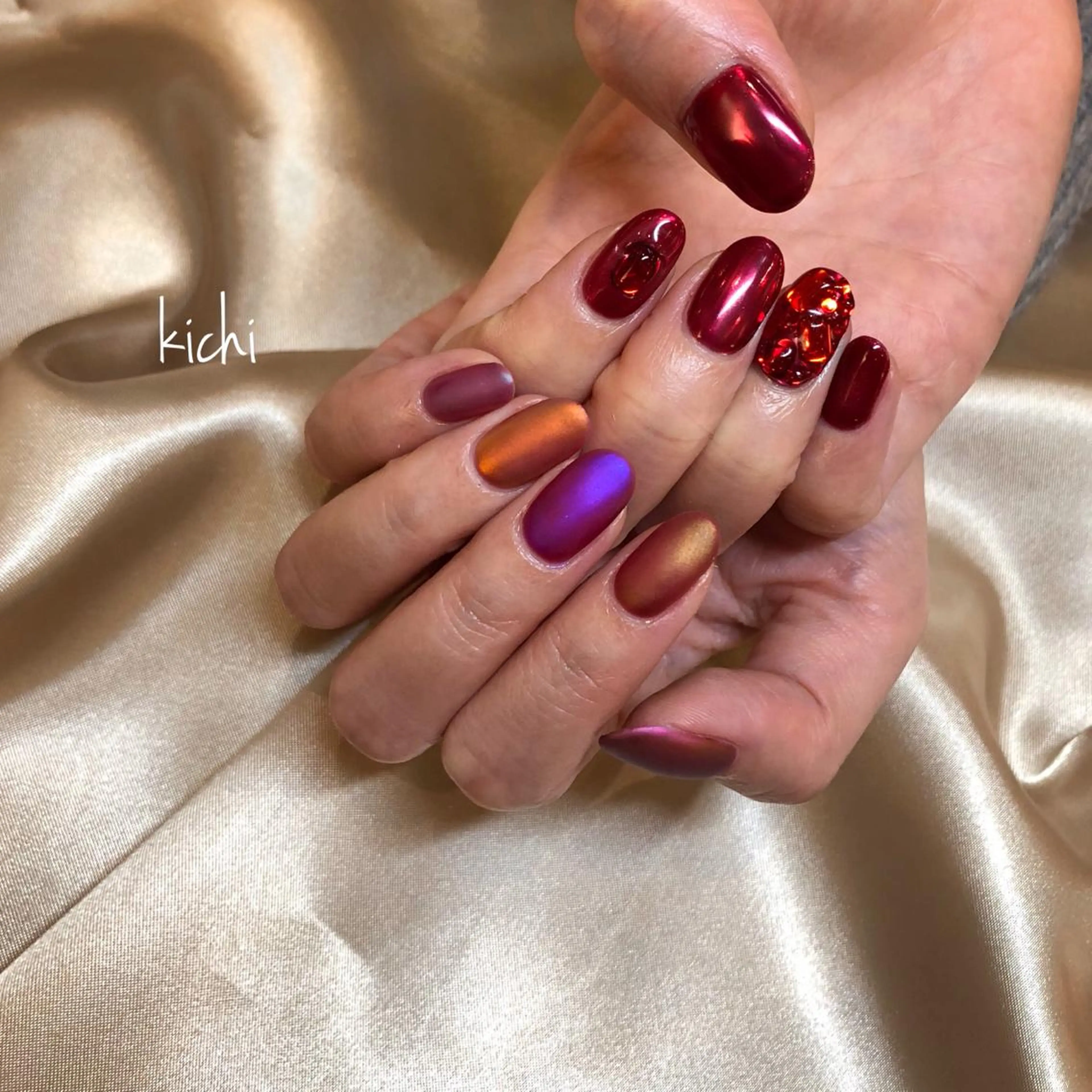 ネイル kichi･: *のネイルデザイン