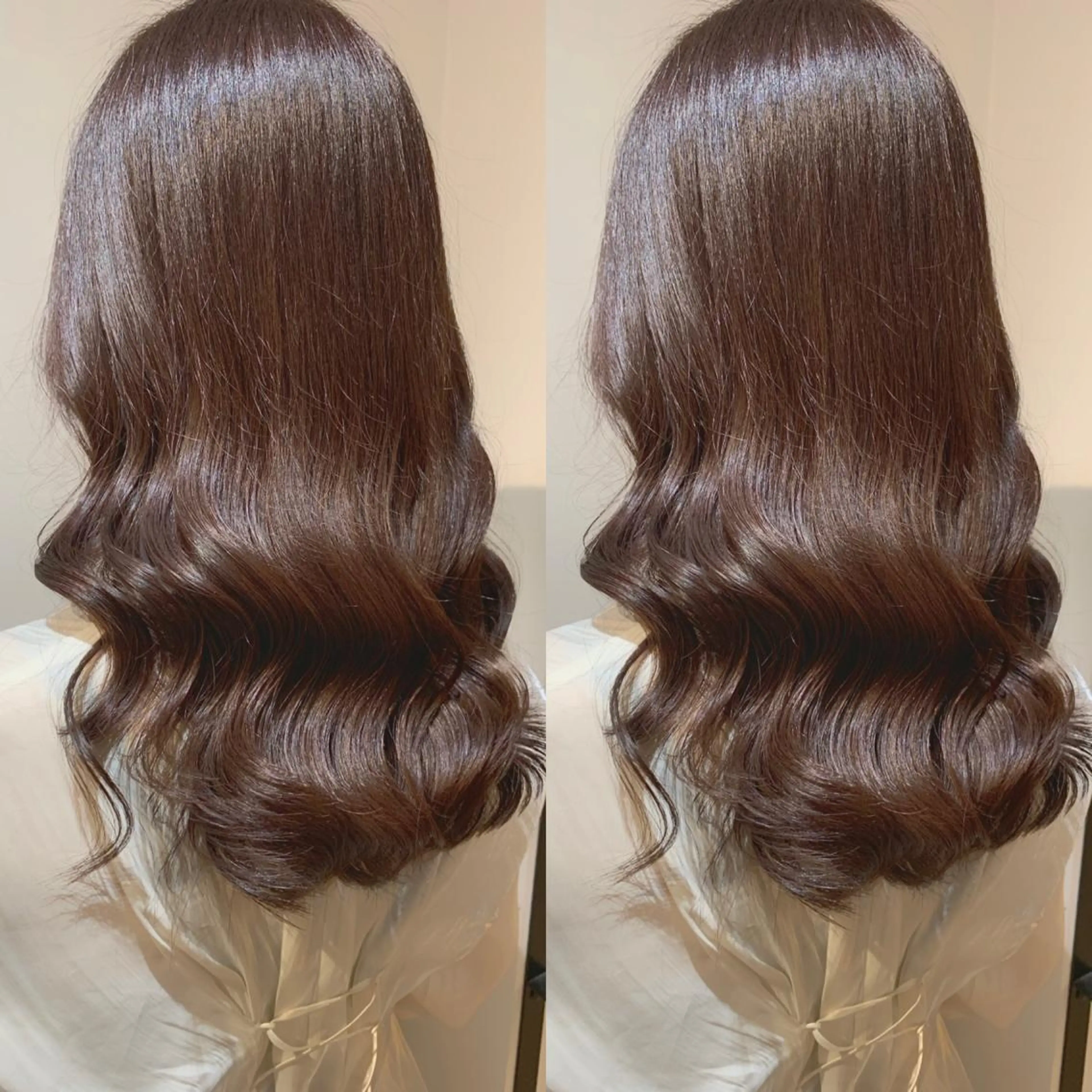 セミロング カラー 髪質改善特化 ミサワコウキのヘアスタイル