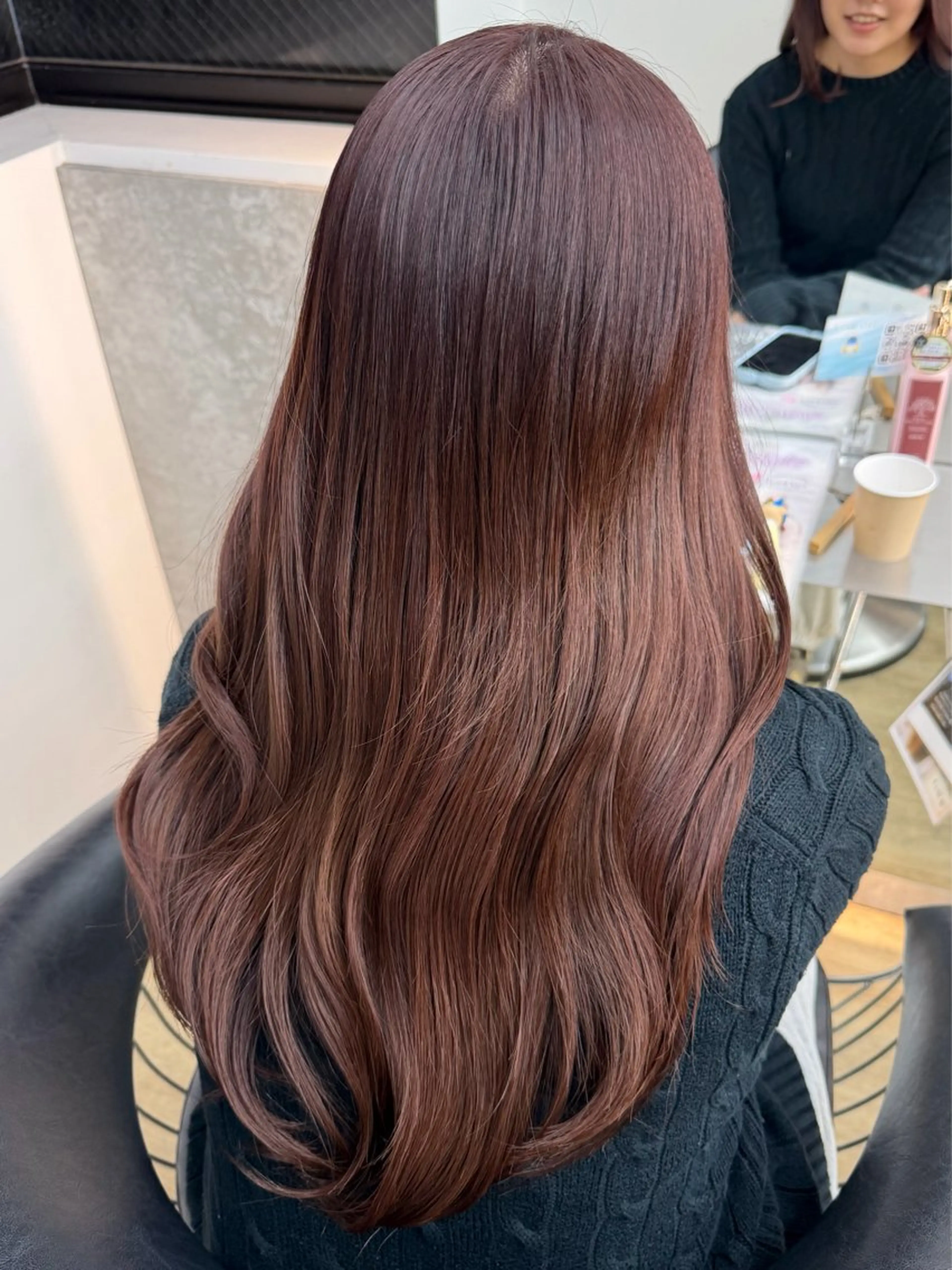 カラー ブラウンカラー 韓国風カラー ももか 🍑 ̖́-︎のヘアスタイル