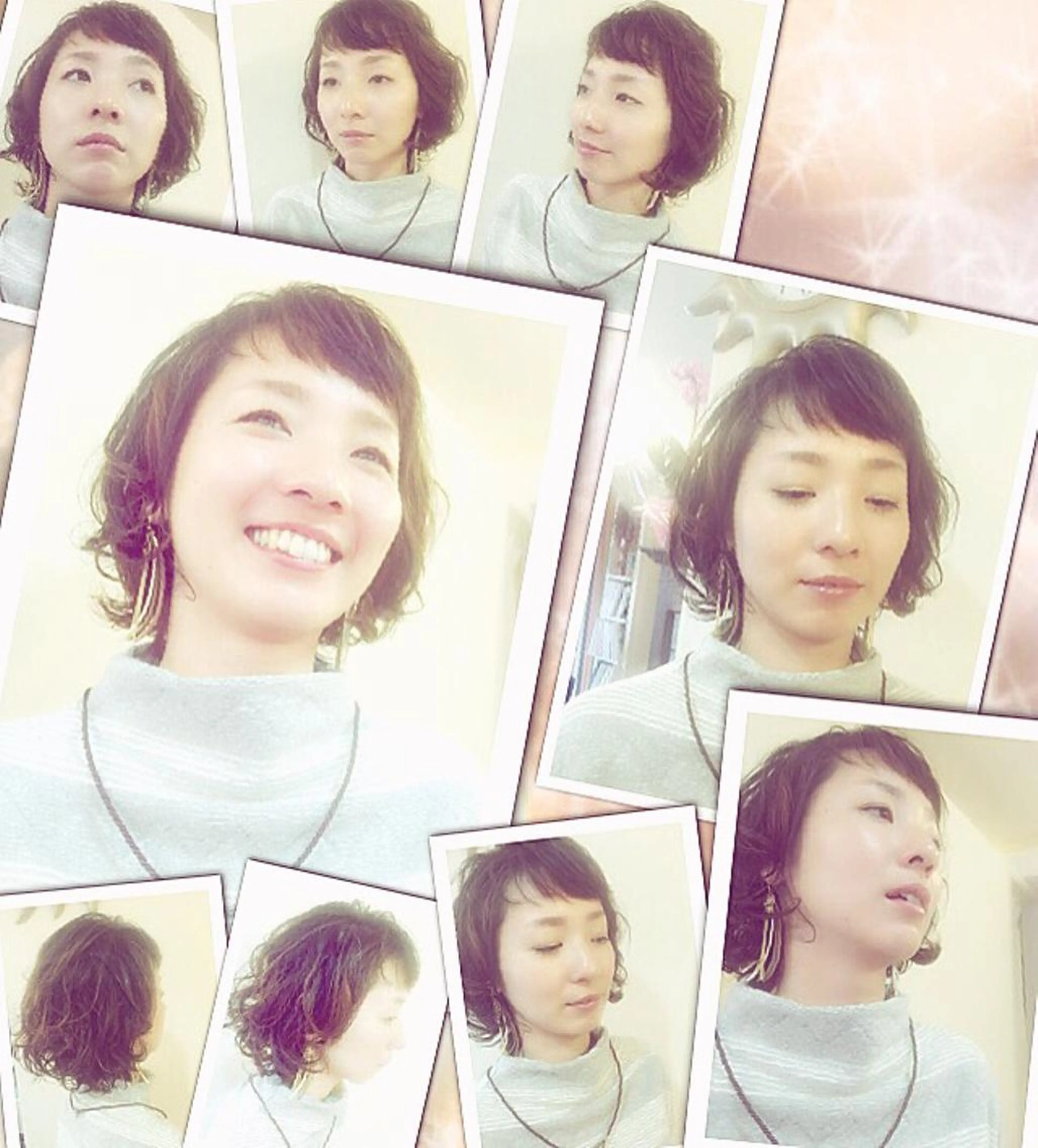 ミディアム nishimura makotoのヘアスタイル