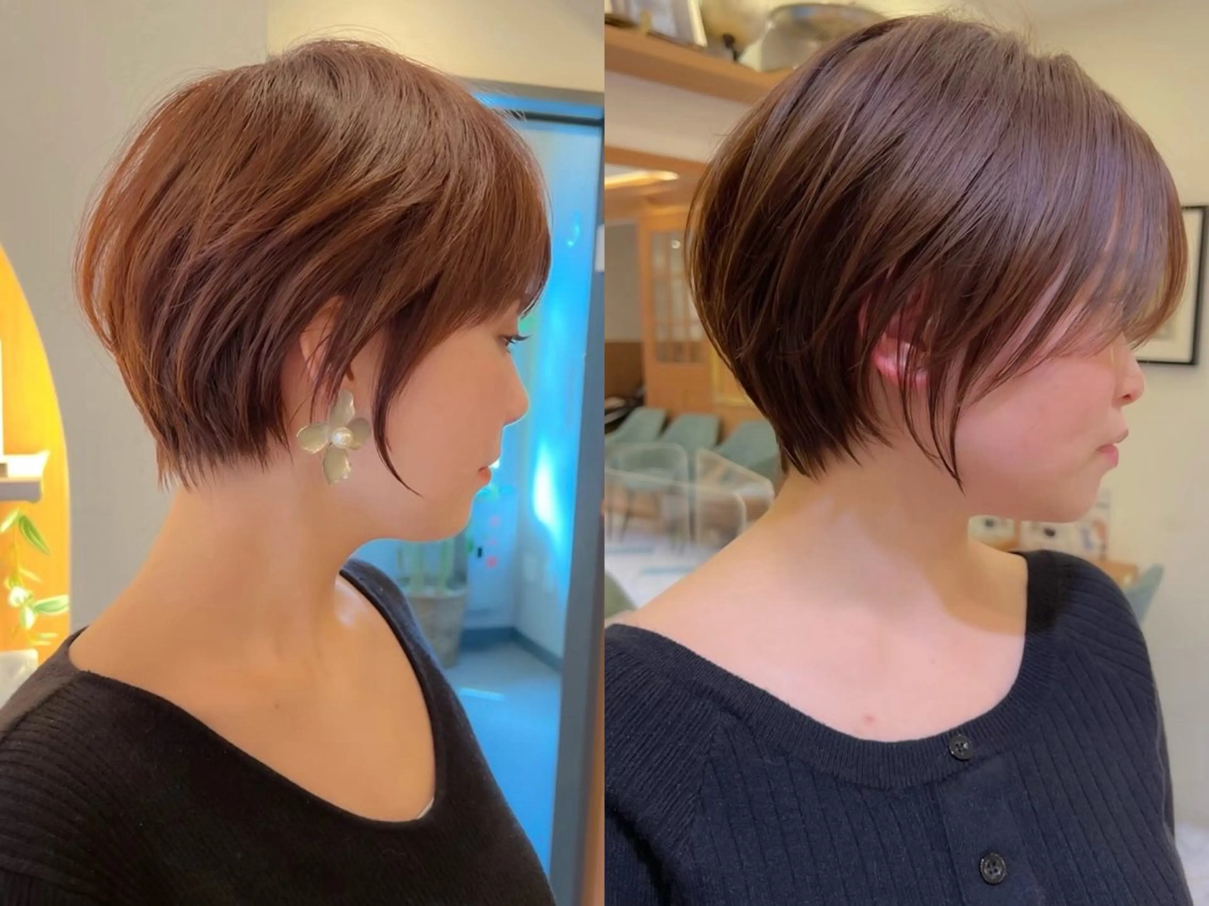 ショート taiga レイヤー /髪質改善/矯正🌈のヘアスタイル