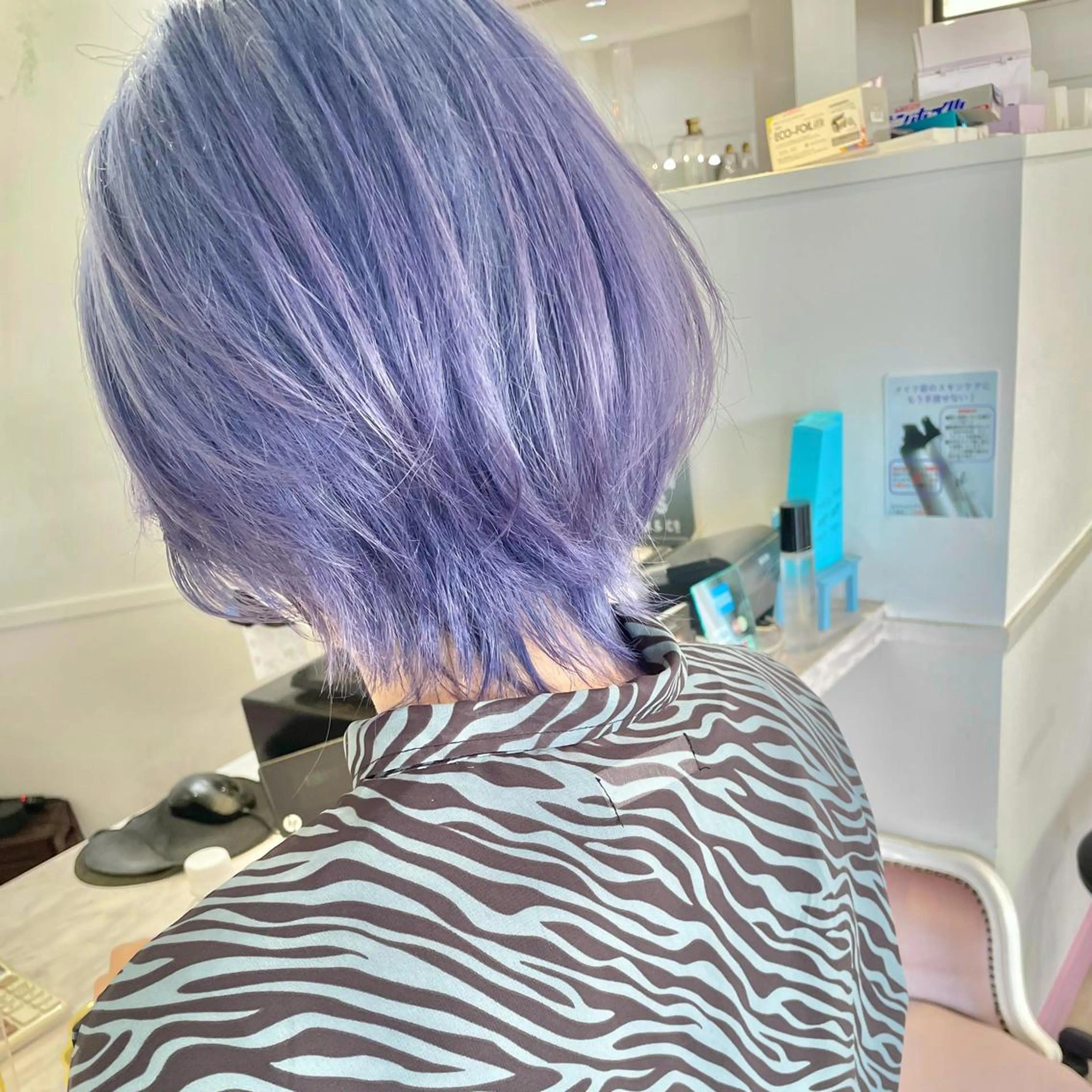 ショート ヘアカラー トリートメント Lit.豊橋 夏目のヘアスタイル