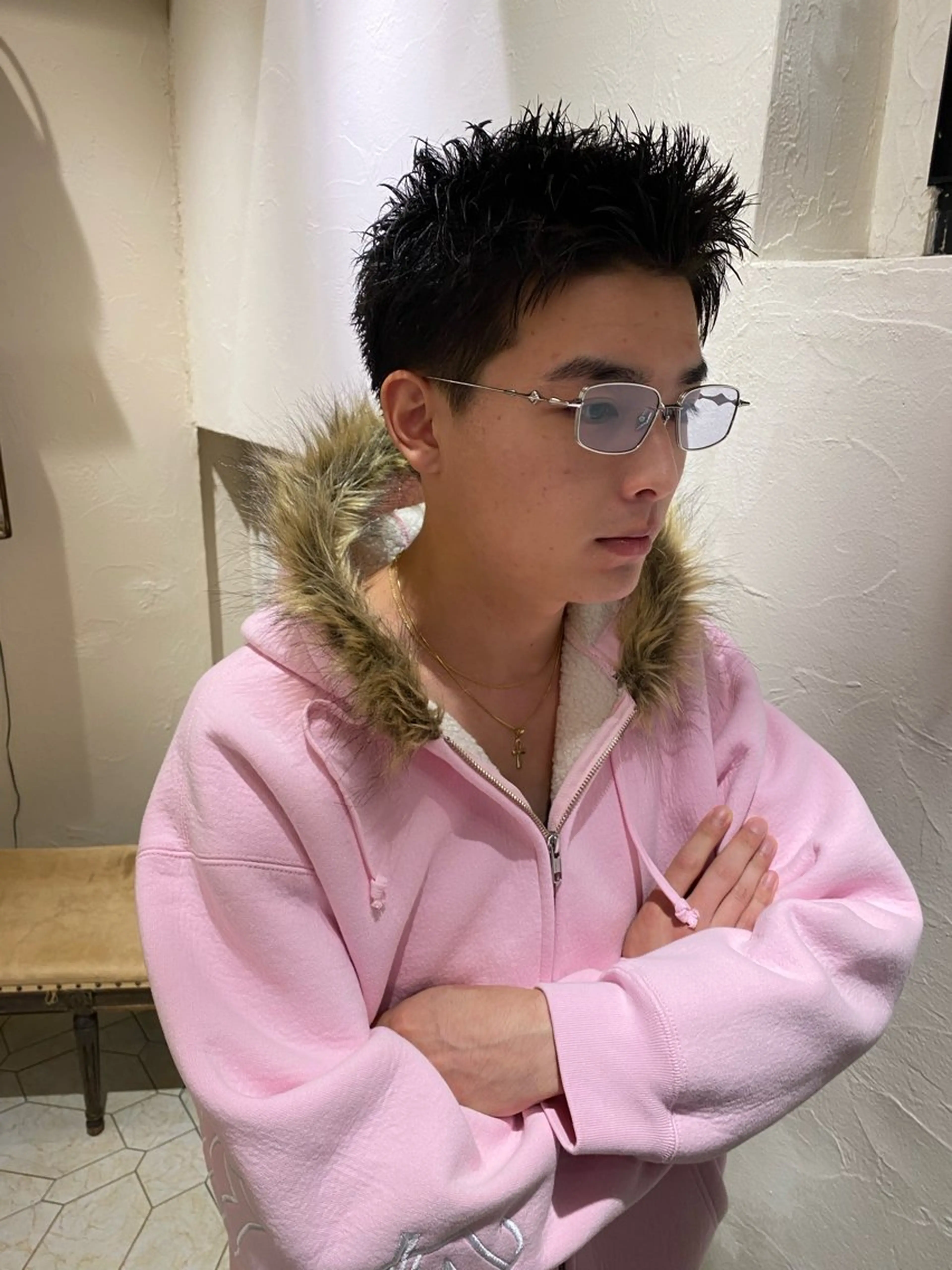 ショート メンズ カット 菊池大一 溝の口パーマのヘアスタイル