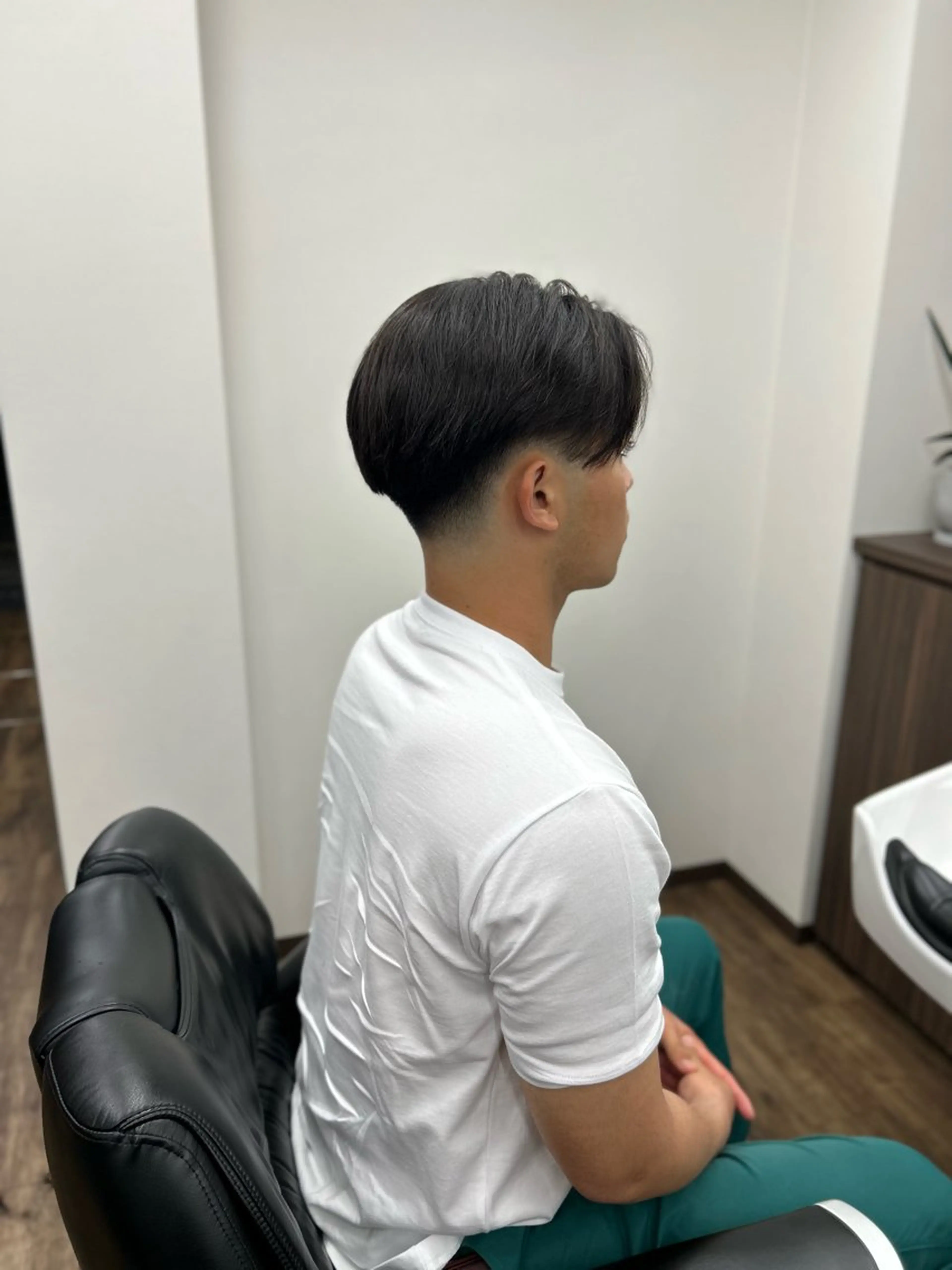 ショート メンズ フェードカット スキンフェード ツーブロック カット 馬上 拓海のヘアスタイル