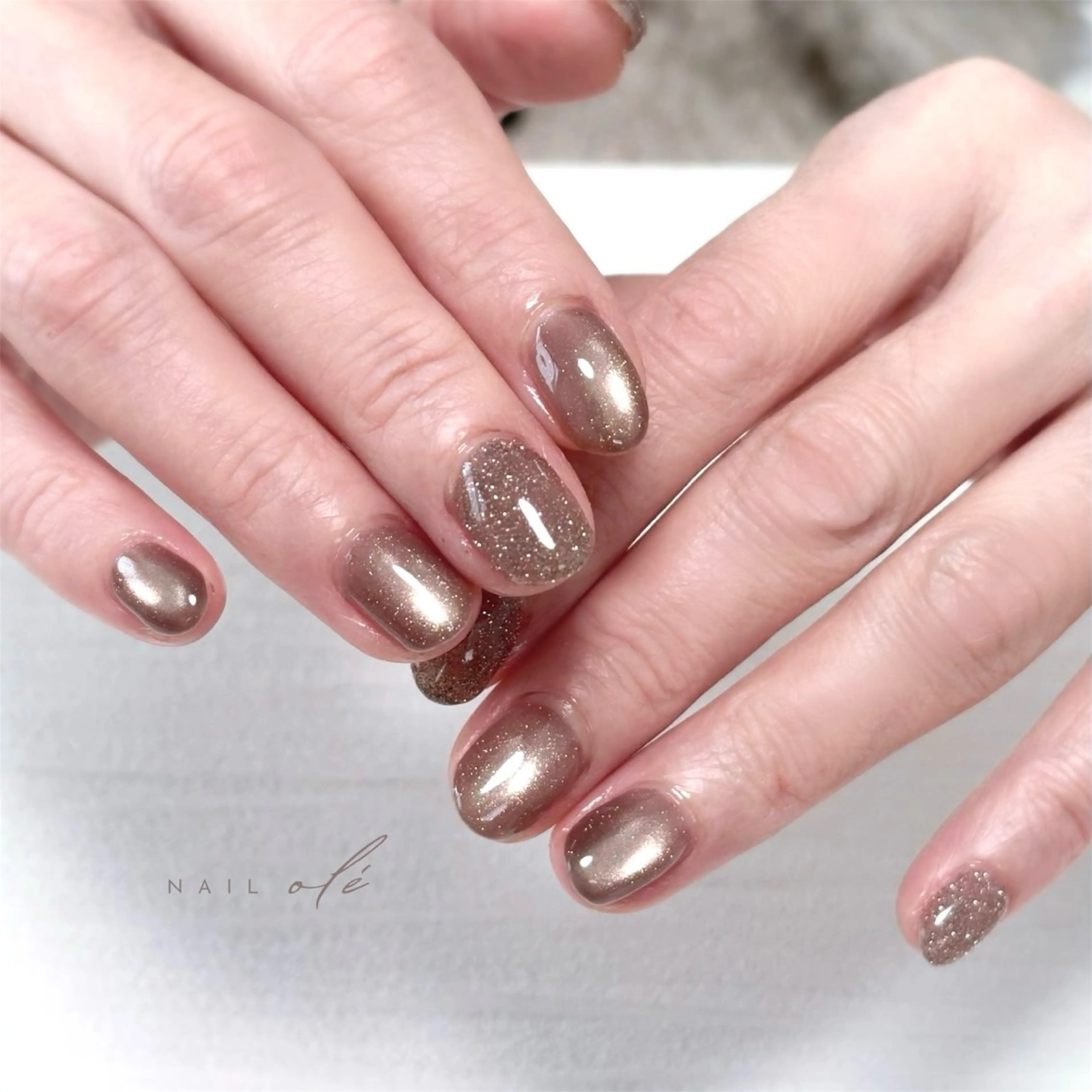 ネイル フラッシュネイル マグネットネイル ハンドネイル NAIL oleのネイルデザイン