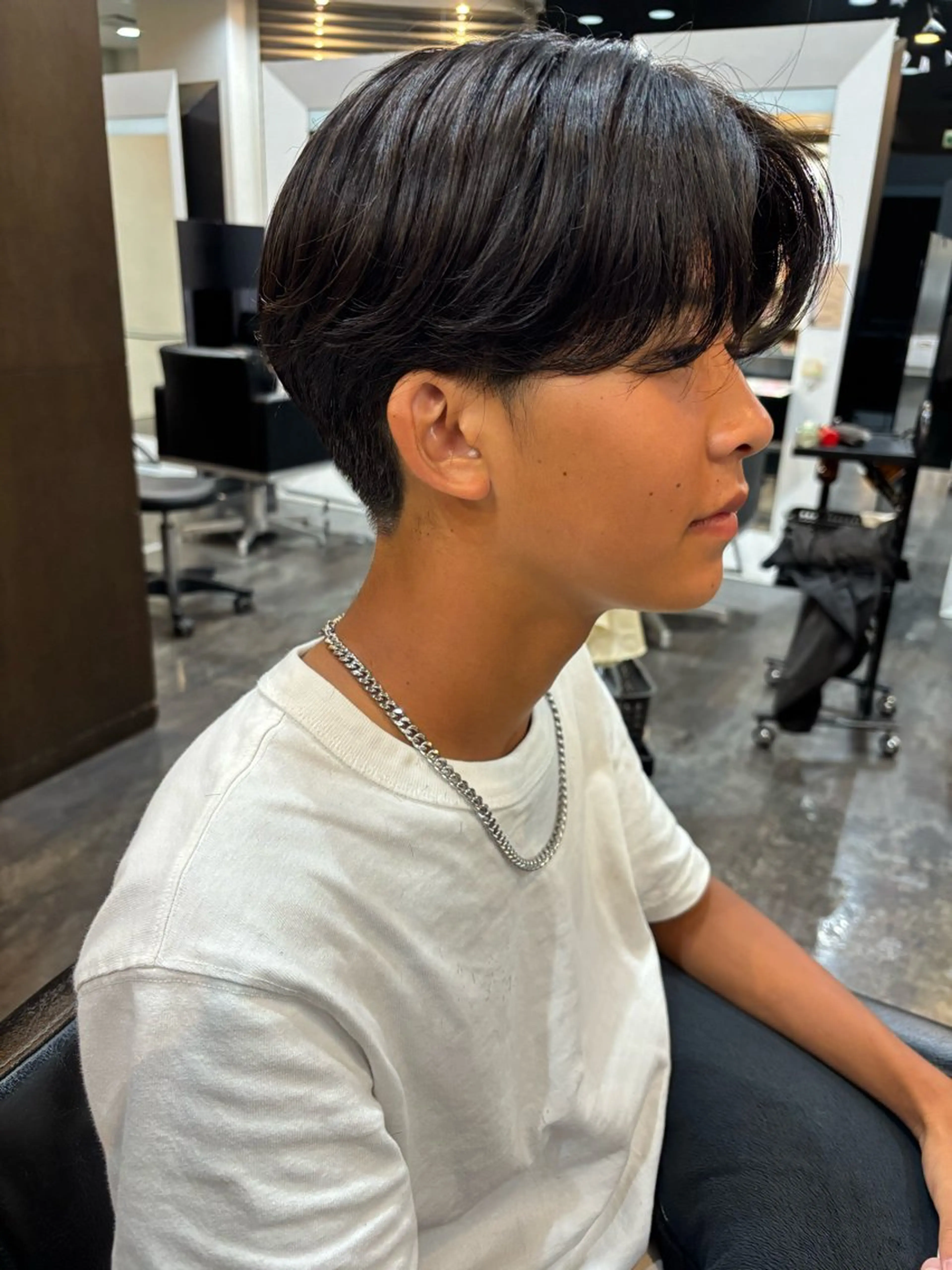 大人気　ダウンパーマの写真