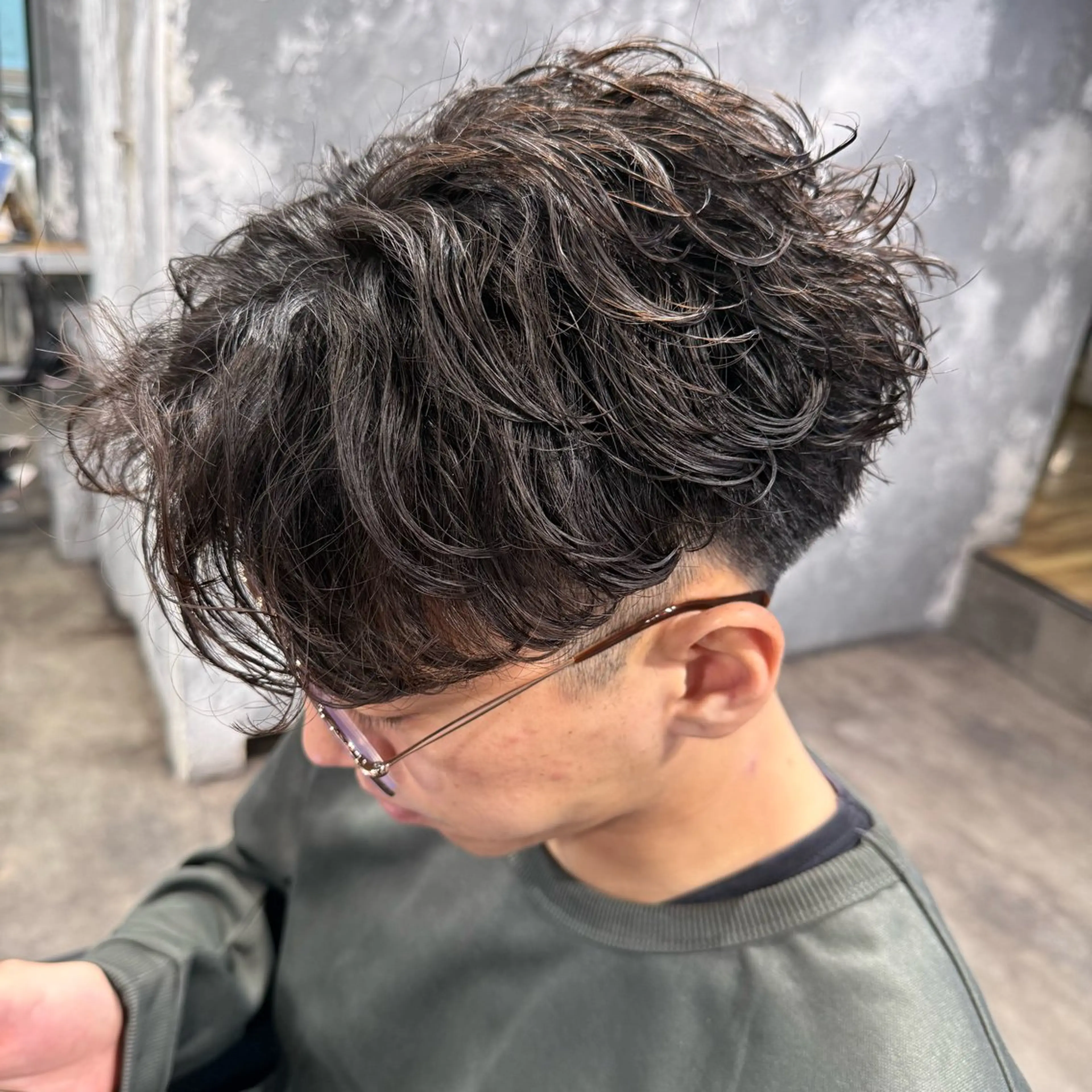 ショート カラー パーマ ヘアアレンジ メンズ キッズ 🔷横浜1のパーマ 職人🔷将太郎のヘアスタイル