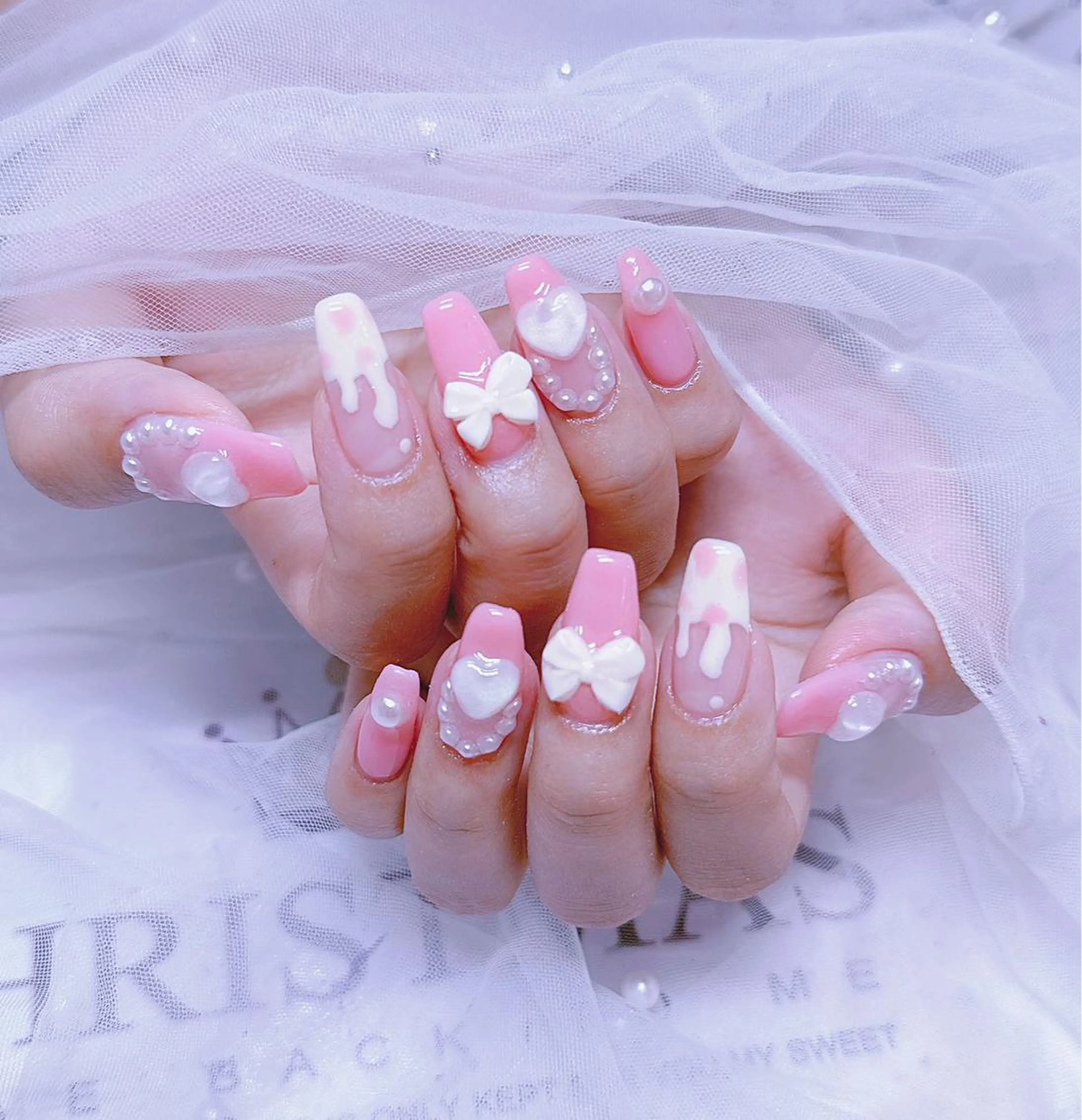 ネイル 長さだし専門店 M2　rikaのネイルデザイン