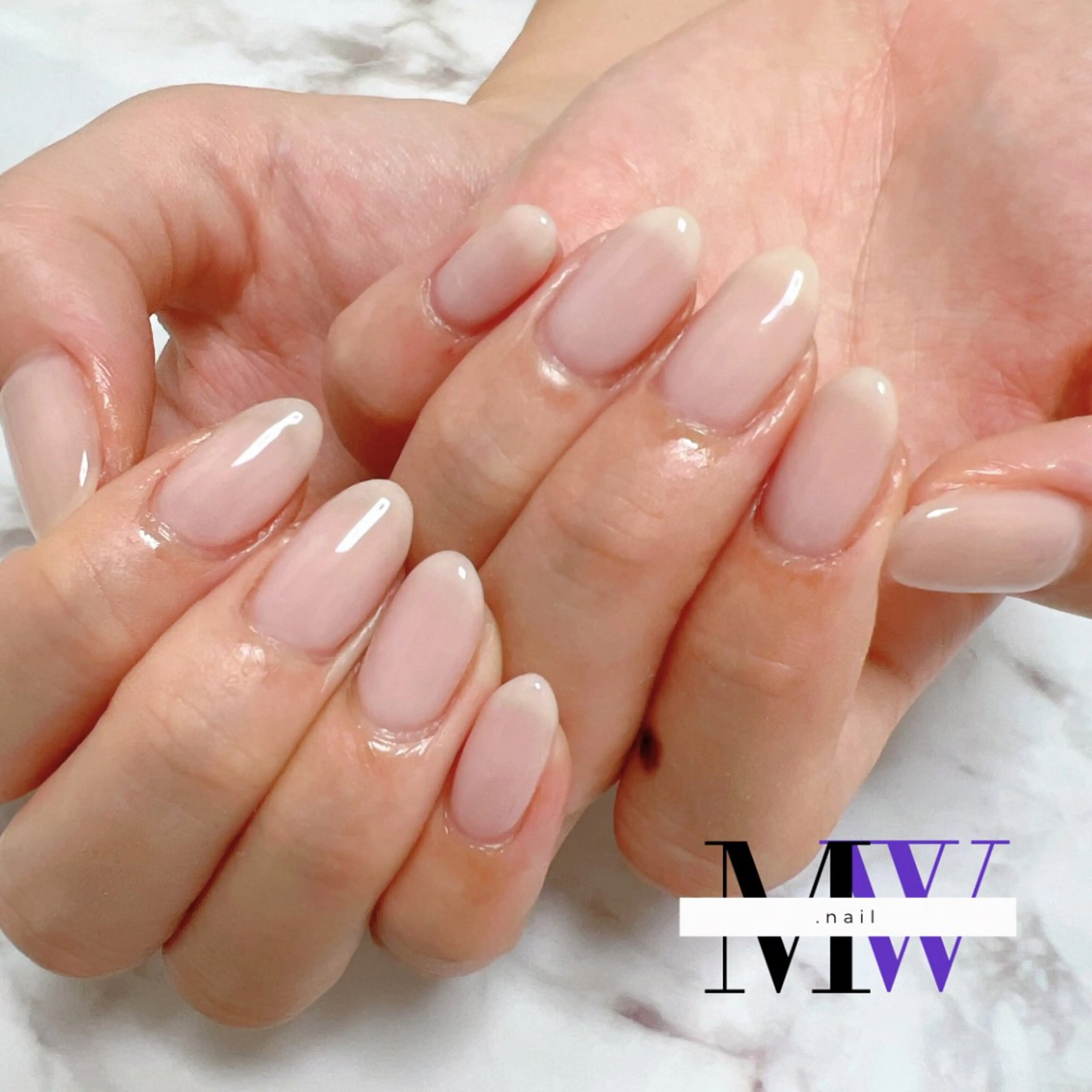 ネイル ワンカラーネイル ハンドネイル MW .nailのネイルデザイン