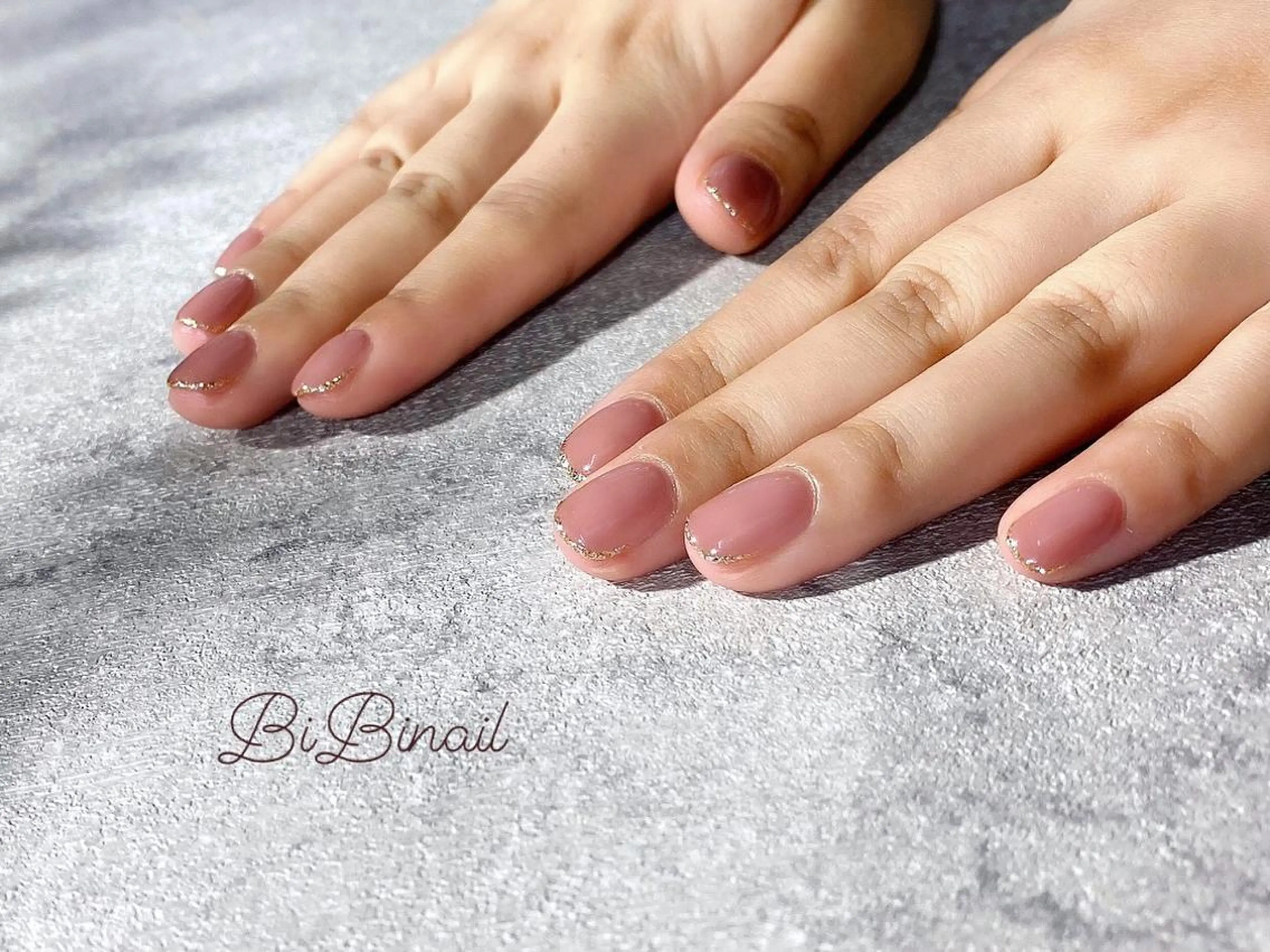 ネイル ラメ(グリッター) ハンドネイル purple hair design所属・Sumi Tomoのネイルデザイン