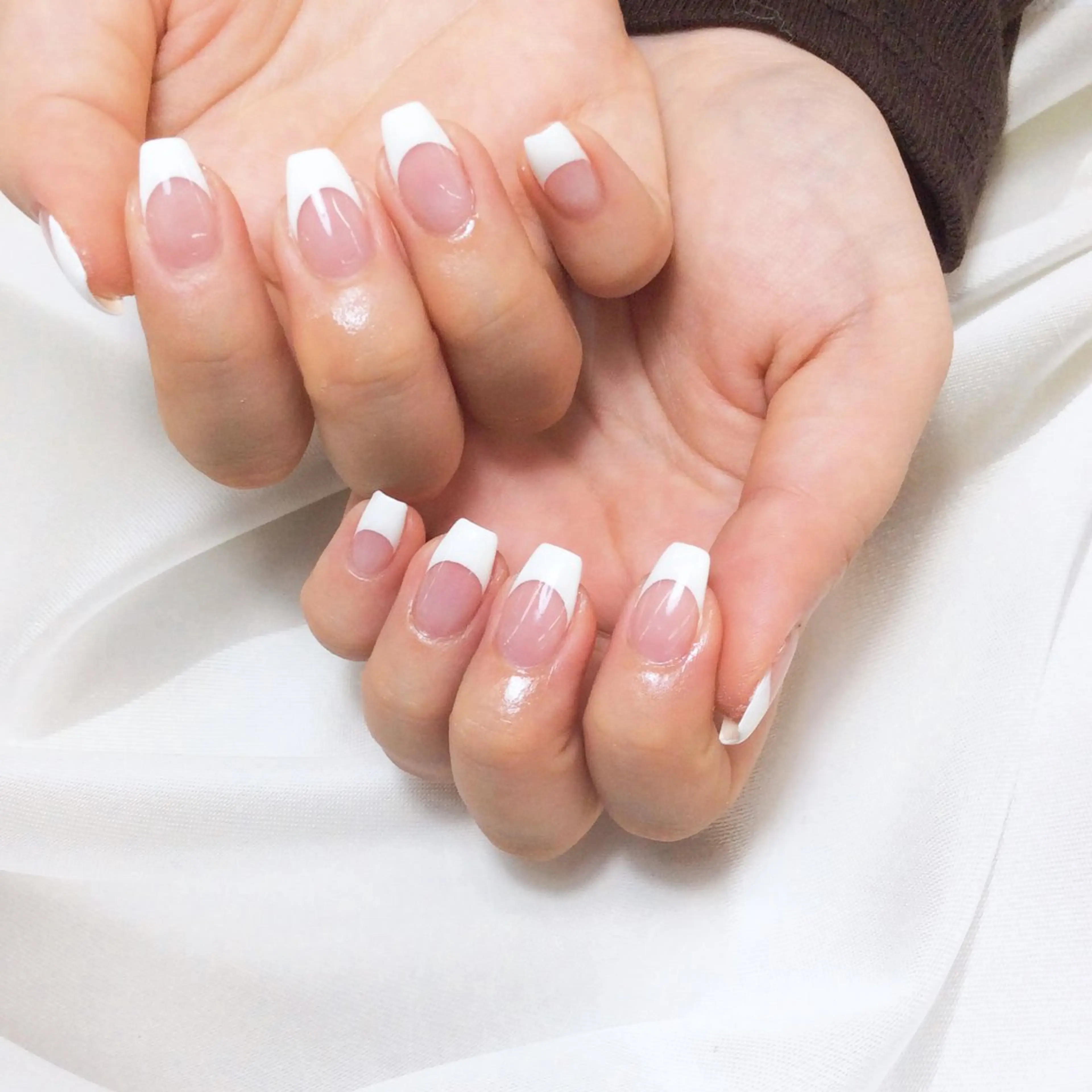 ネイル フレンチネイル ⭐︎休業中の練習⭐︎ JNA認定講師髙橋のネイルデザイン