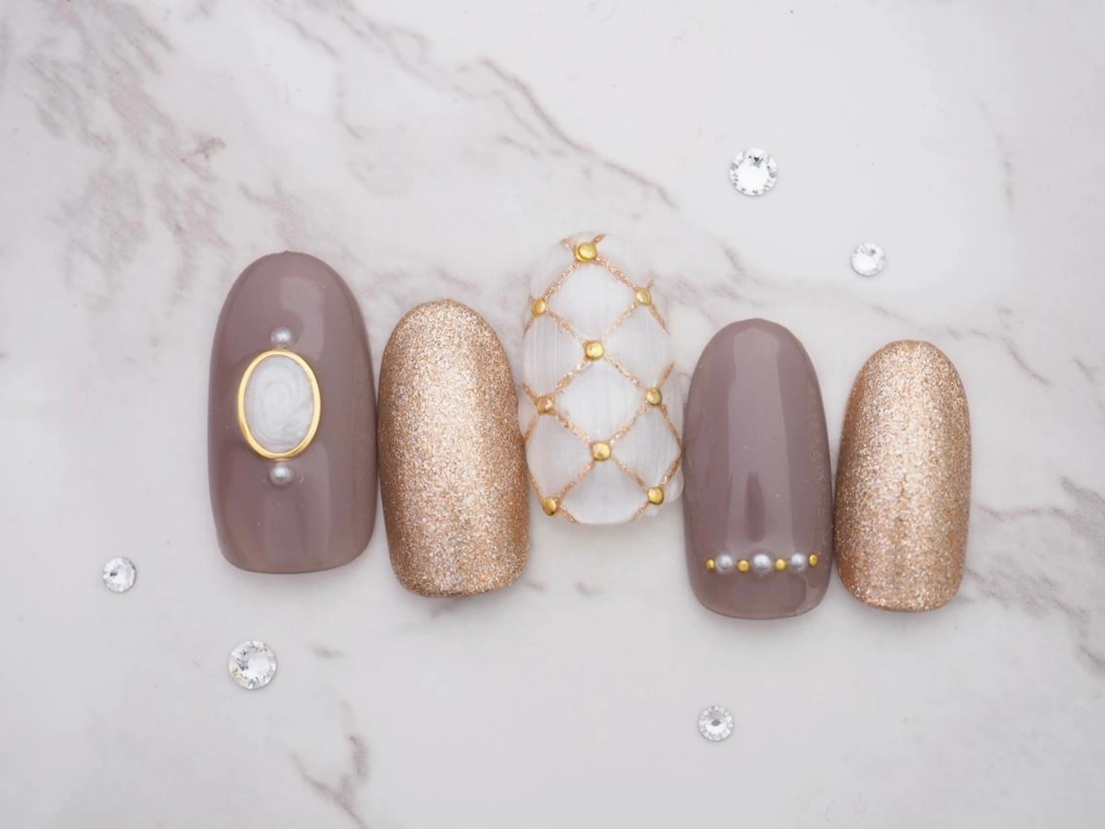 ネイル トップネイリスト Ribbon立川店のネイルデザイン