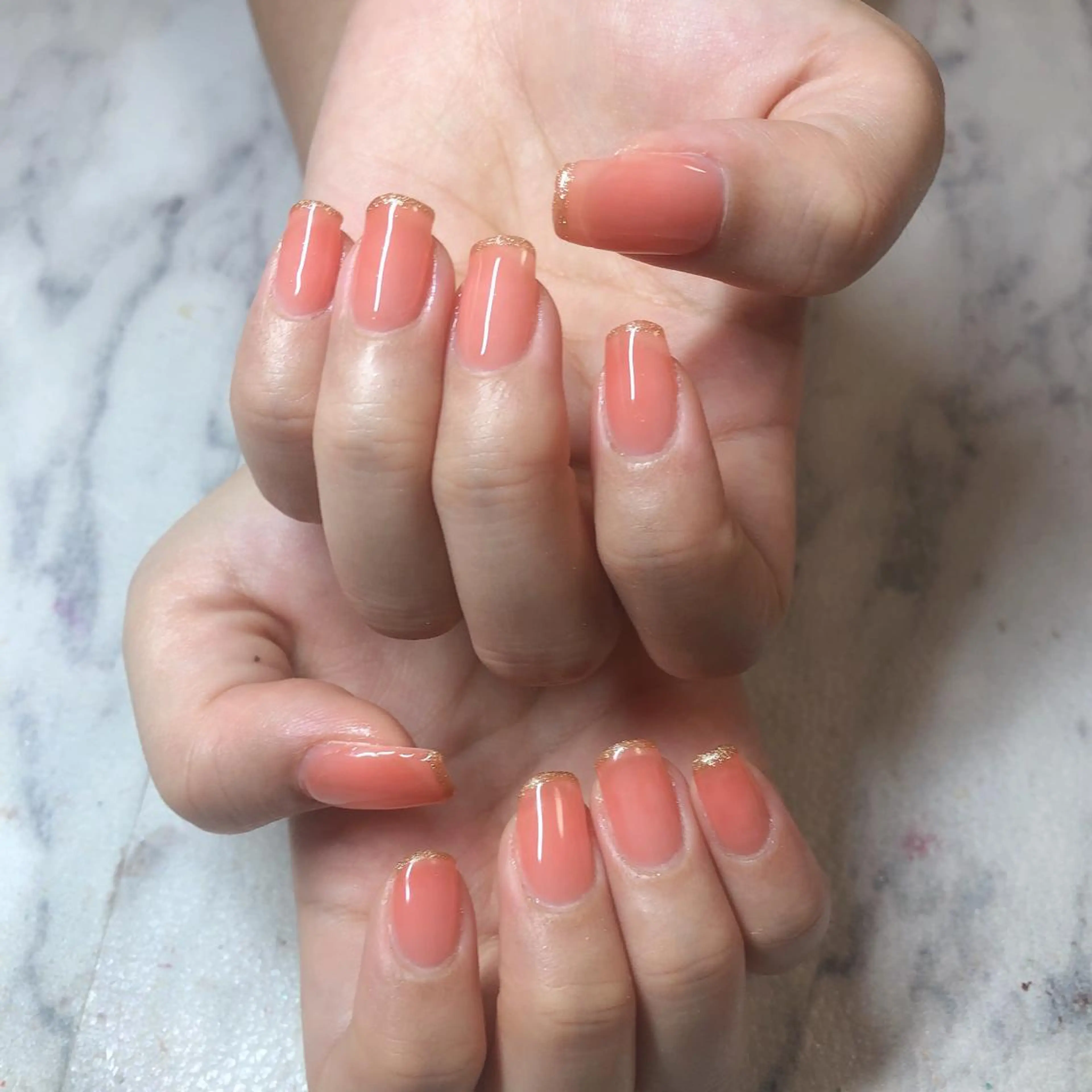 ネイル フレンチネイル 結城 怜菜のネイルデザイン