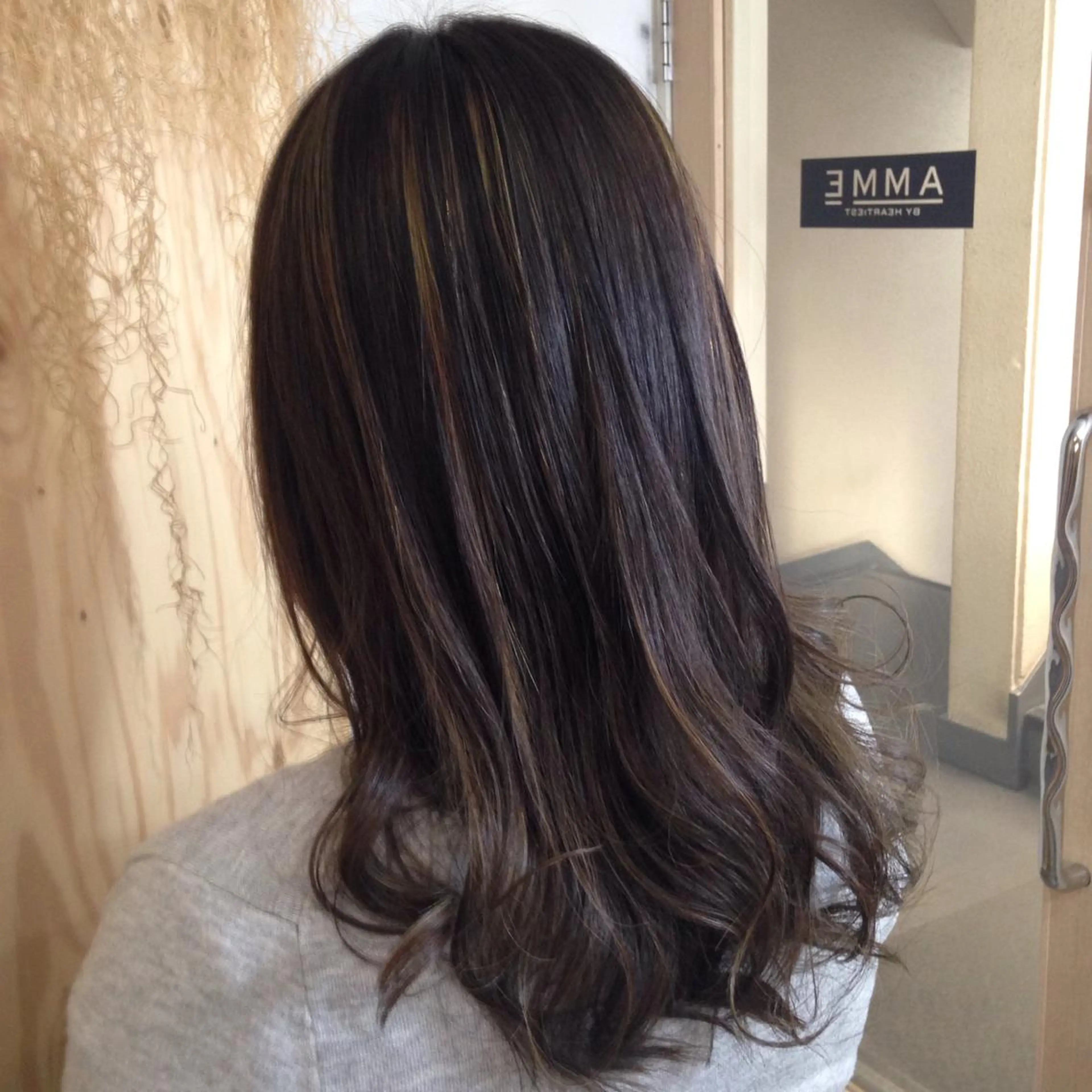 ミディアム カラー ハイライトカラー ハイライト 💎髪質改善💎 デザイナーshinのヘアスタイル
