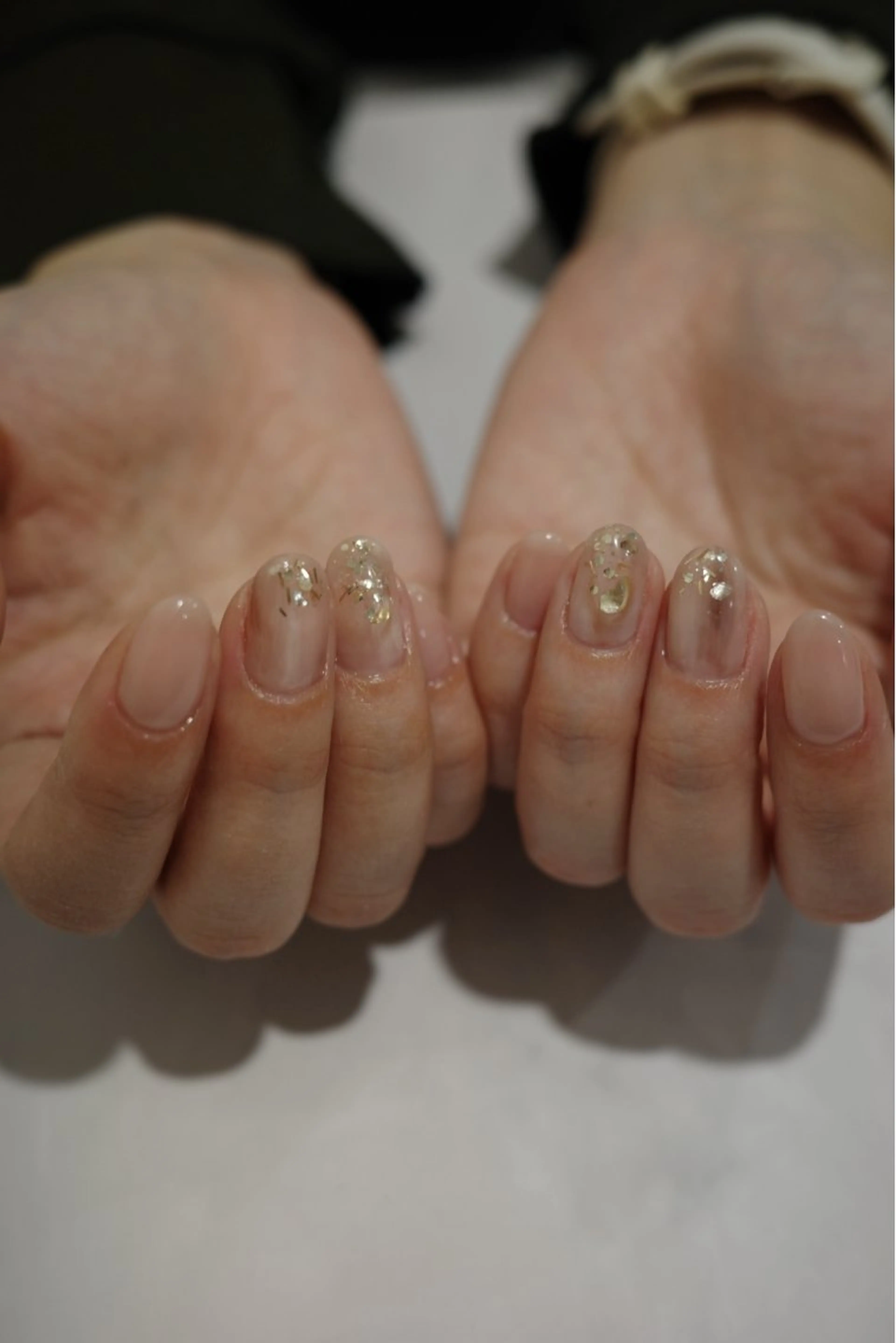 ネイル ニュアンスネイル シンプルネイル 春ネイル ハンドネイル tete nailstudioのネイルデザイン