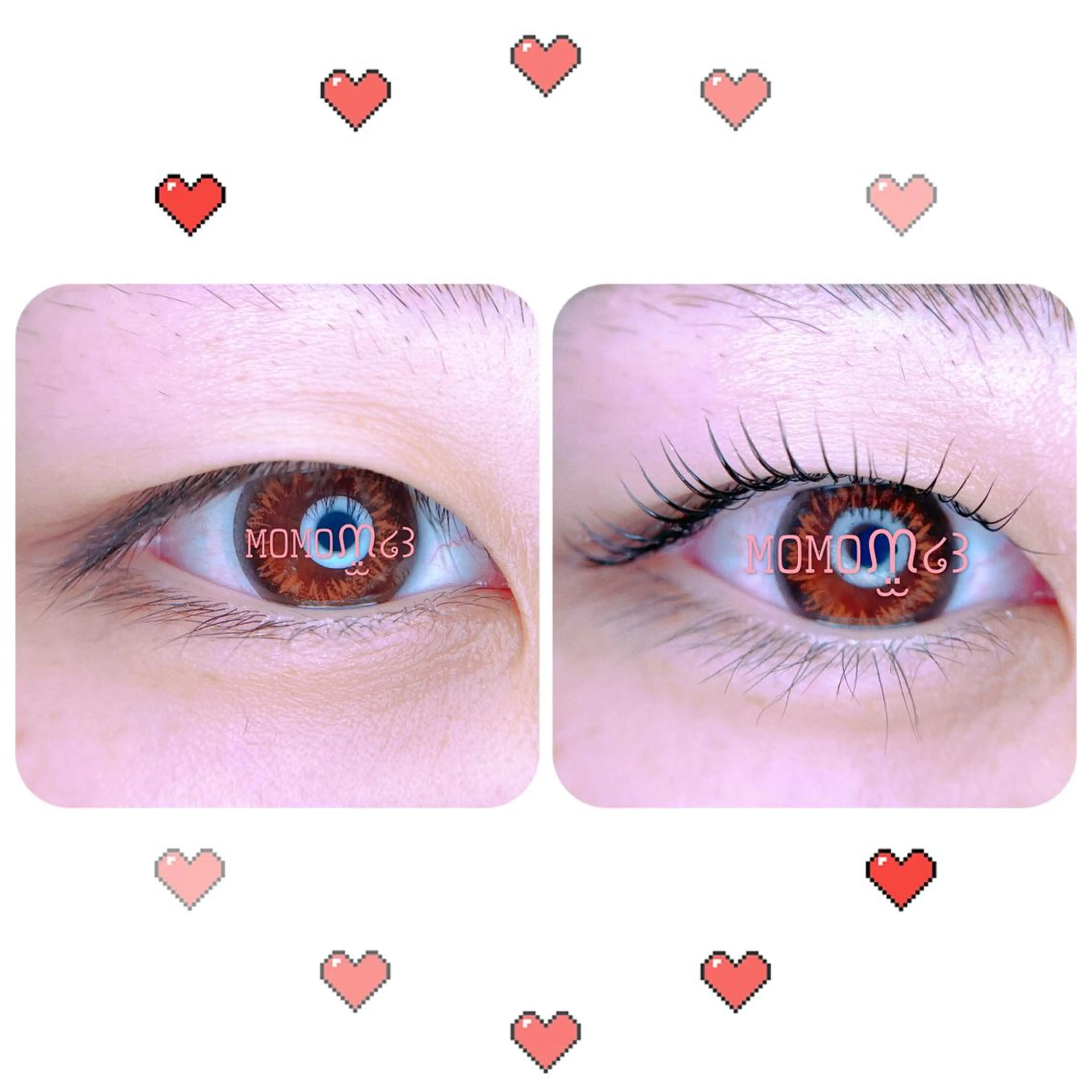 マツエク・マツパ ナチュラル 下まつげエクステ 一重×まつ毛パーマ モテデザインのプロ モモ🍑のマツエク・マツパデザイン