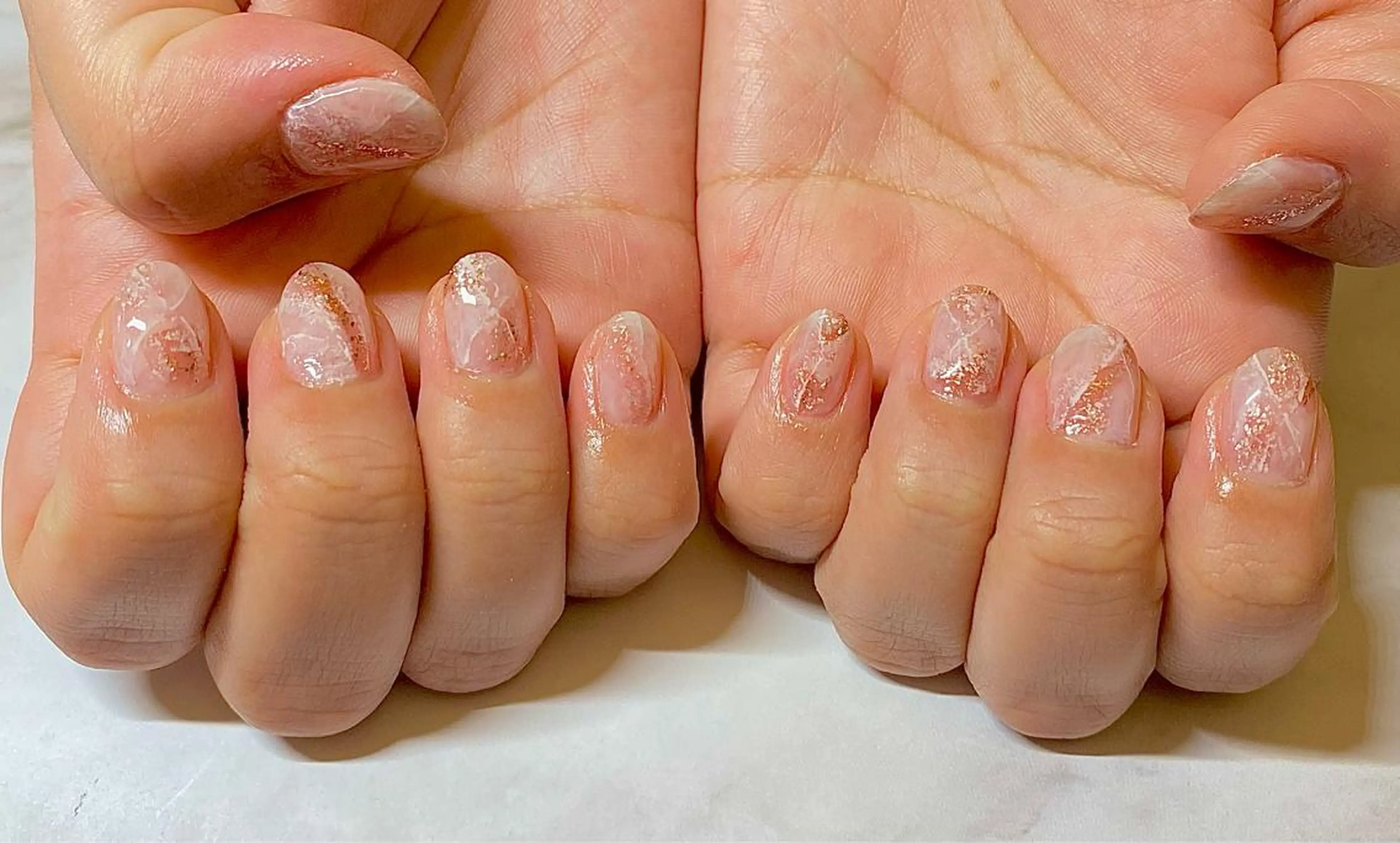 ネイル 大理石ネイル(マーブル) ニュアンスネイル 春ネイル ディアマンテ𓏸𓈒 フェイシャル/ネイルのエステ・リラクイメージ