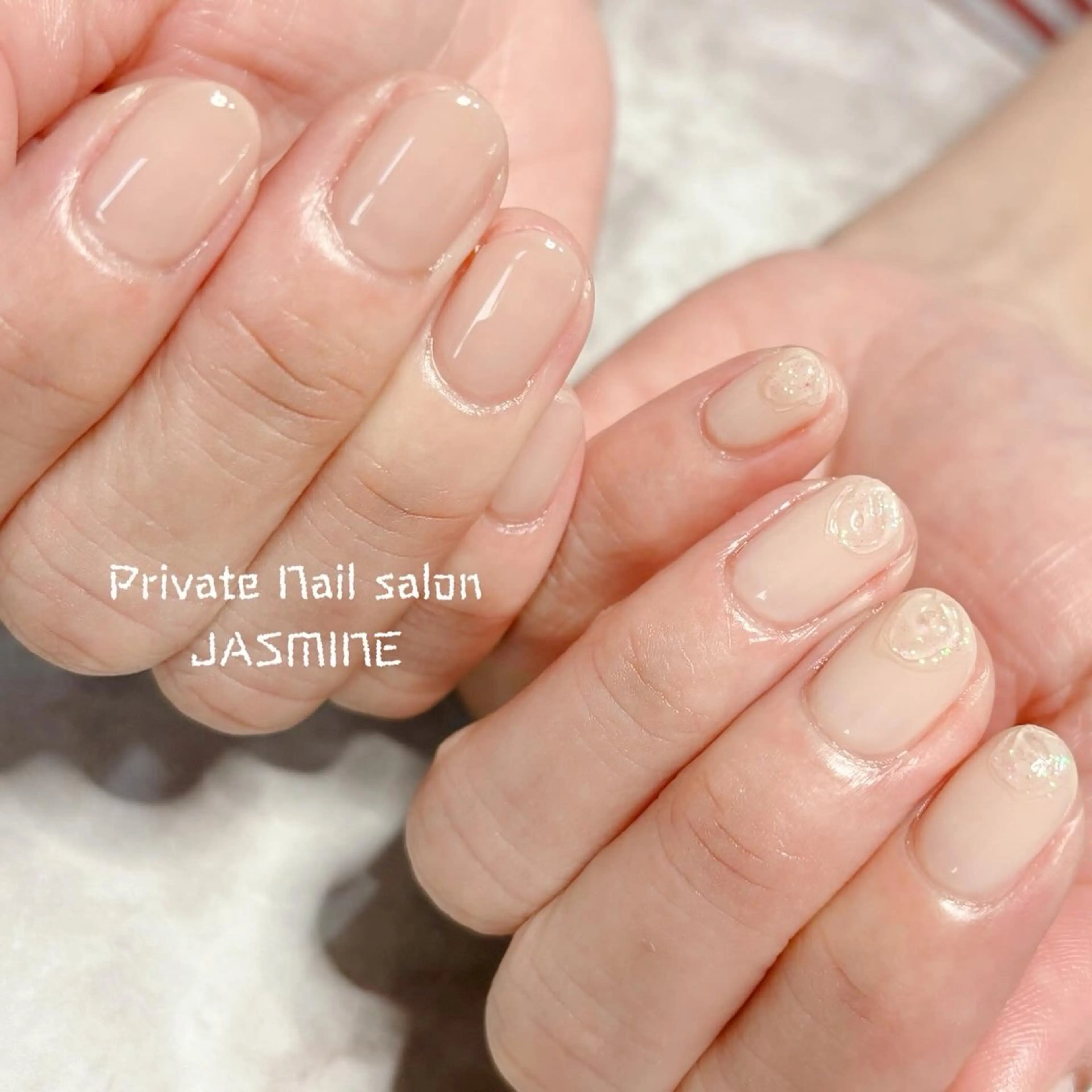 ネイル ぷっくりネイル シンプルネイル Nail salon JASMINEのネイルデザイン