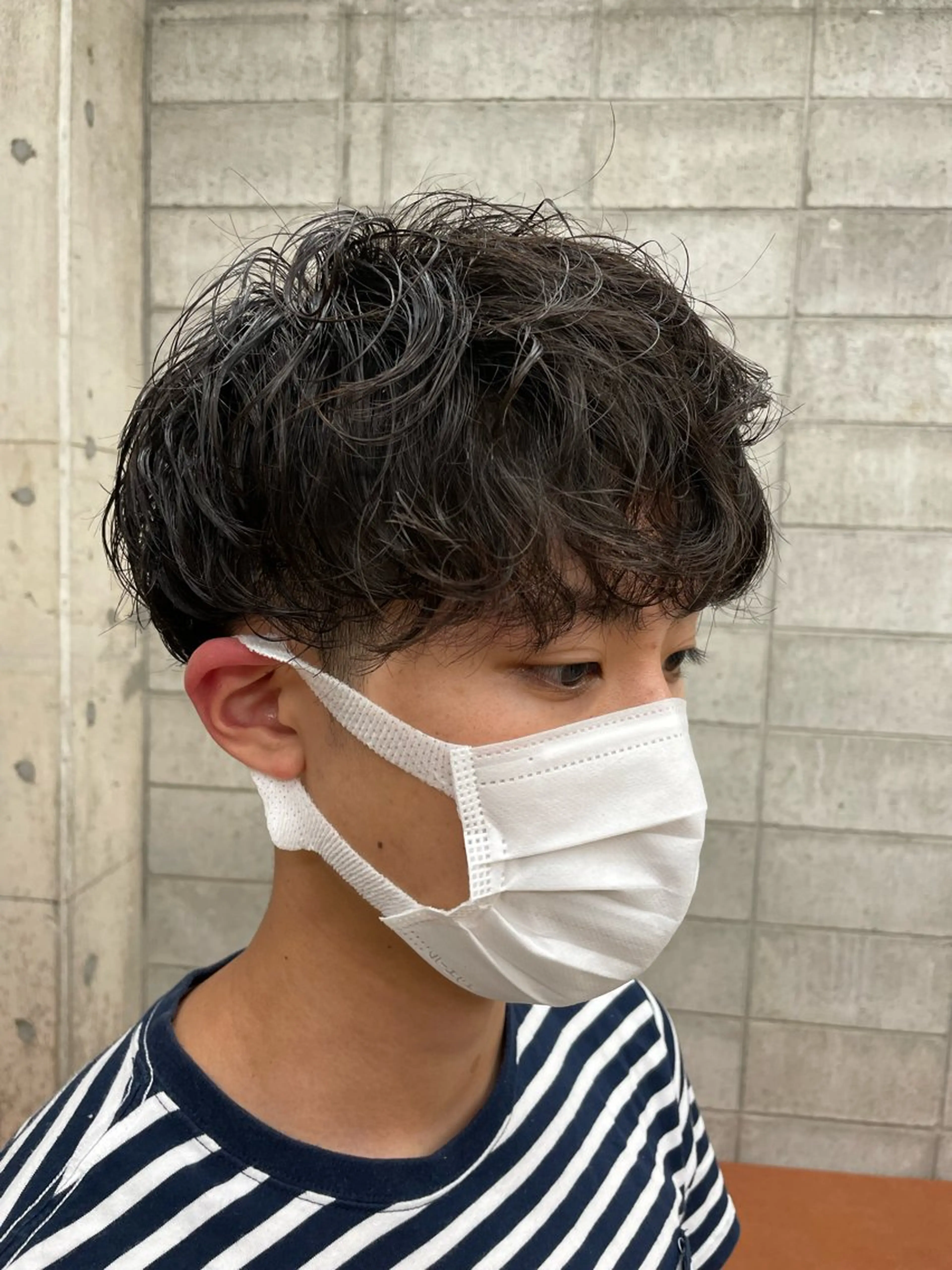 パーマ メンズ メンズパーマ/ 岩本遼のヘアスタイル