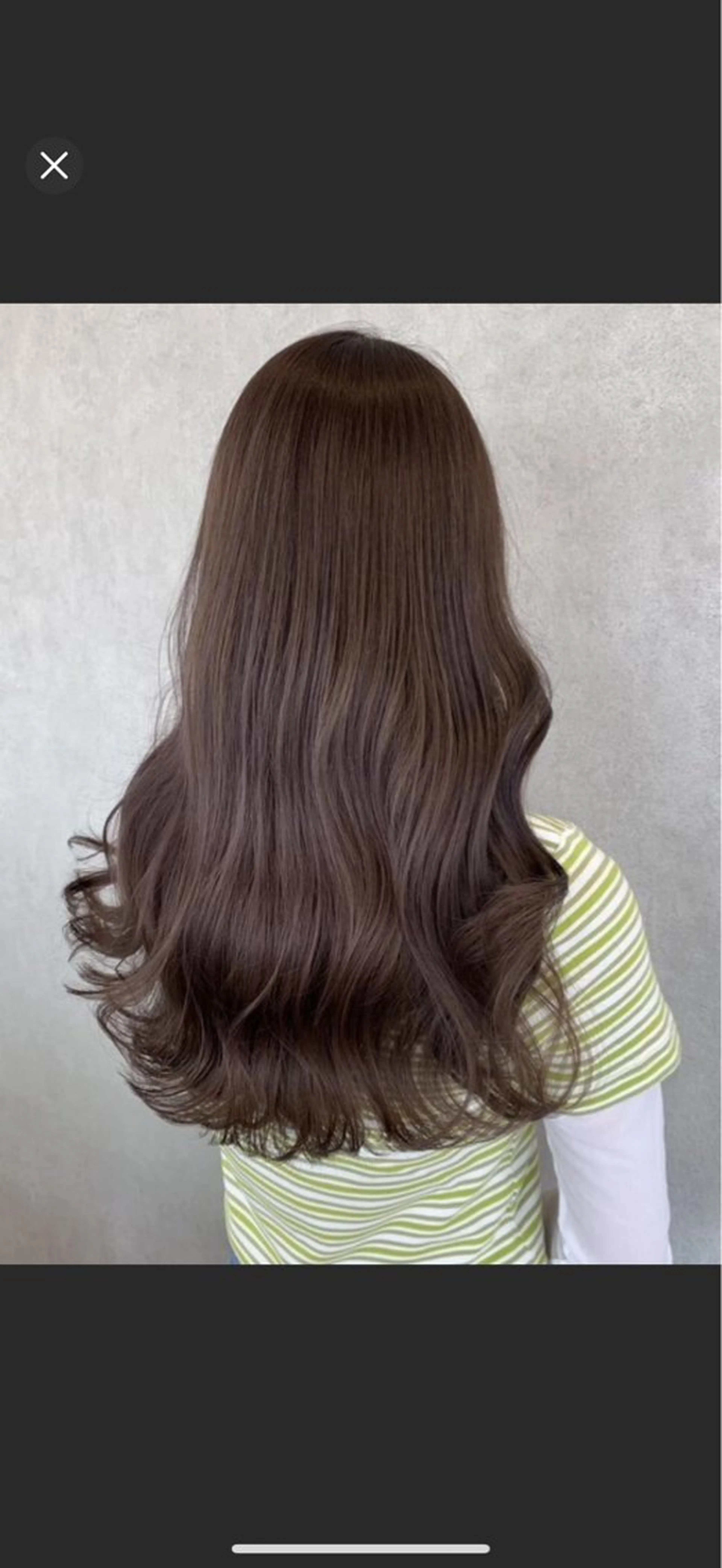 カット＋艶髪カラー＋艶髪トリートメント🩶の写真